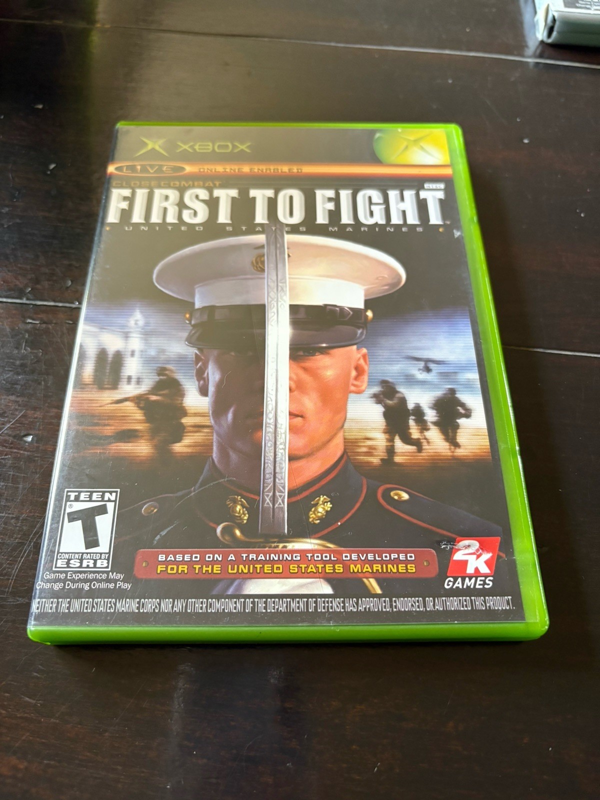 Xbox Close Combat First To Fight US Marines Video Game