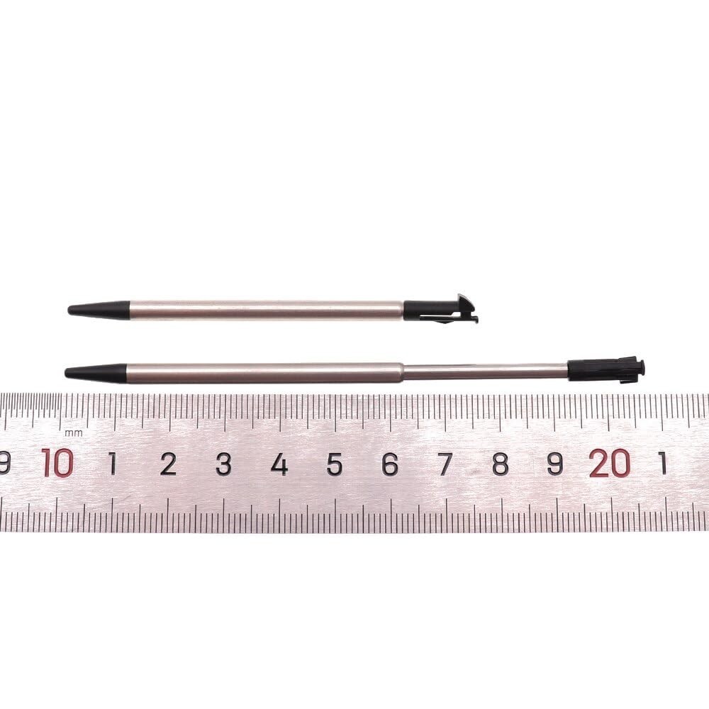 Retractable Metal Stylus Touch Pen Replacement for Nintendo 3DS Black Accessory