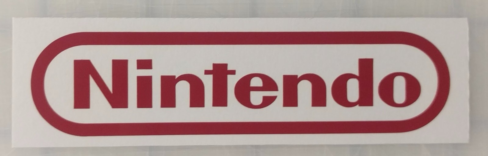 Set of 3 Nintendo NES Sticker Decal Logo Super SNES 1″x 4″ RED – Free Shipping