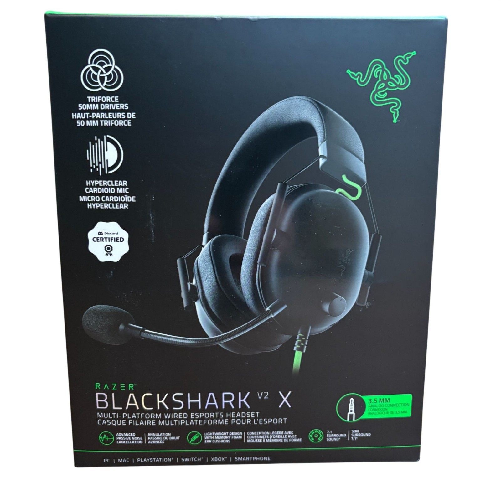 Razer BlackShark V2 X Gaming Headset