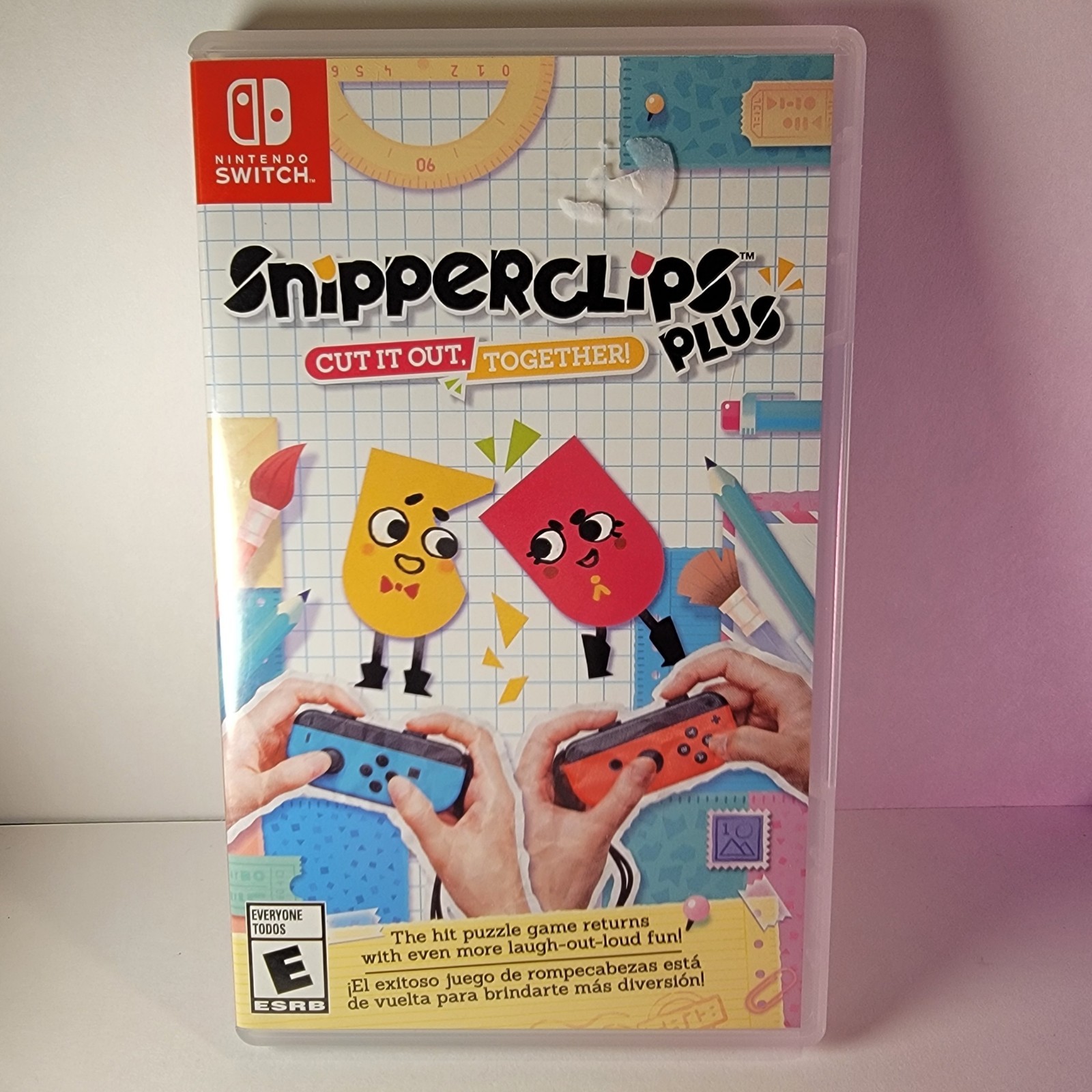 SNIPPERCLIPS PLUS ~ NINTENDO SWITCH CUT IT OUT TOGETHER MULTIPLAYER PUZZLE GAME