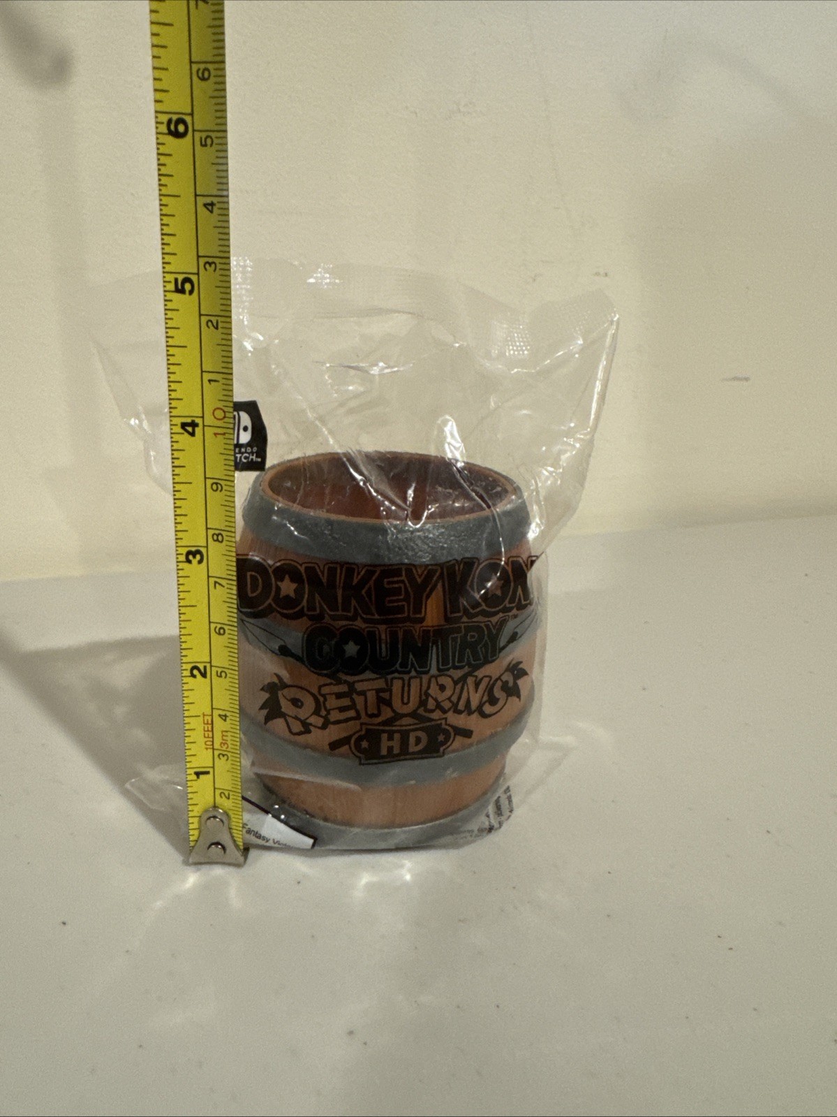 Donkey Kong Country Returns HD DK Barrel Promotional Cup Nintendo (2025) Sealed*