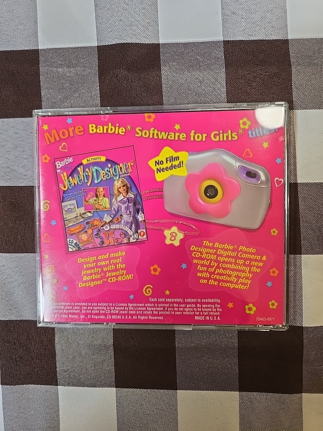 Barbie CD-ROM PC Games Lot Of 3: Fashion Designer, Screen Styler, Nail Designer