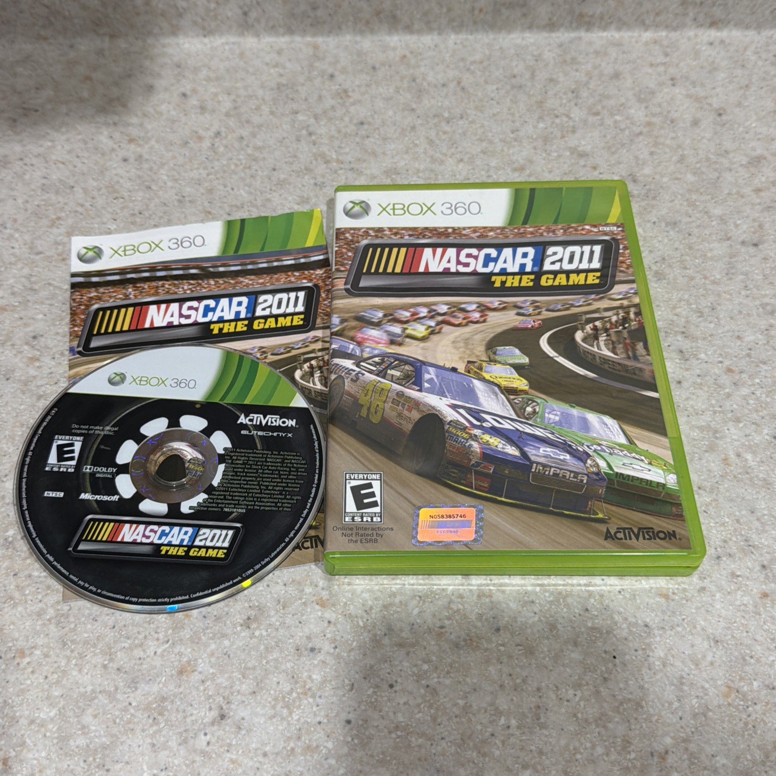 NASCAR 2011 The Game 2011 Microsoft Xbox 360 CIB Activision G2U