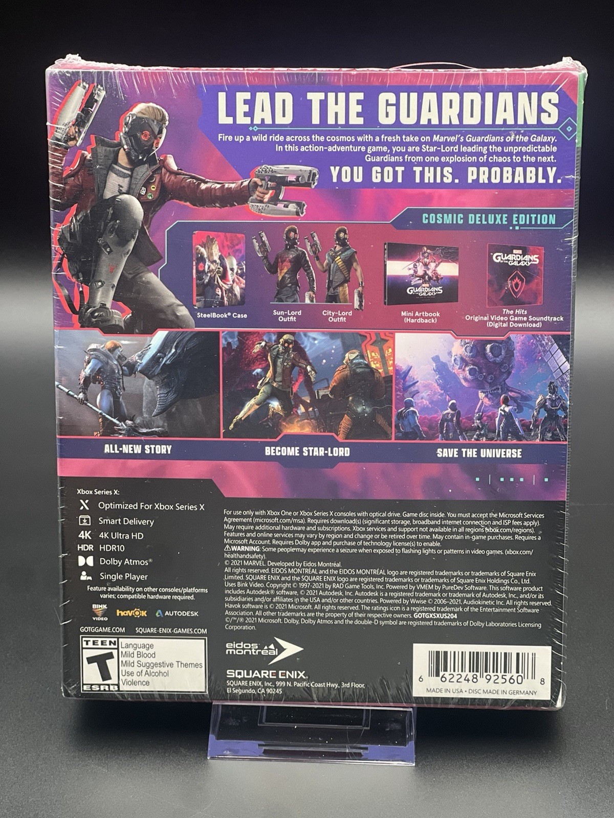 Guardians of the Galaxy: Cosmic Deluxe Edition – Xbox Edition **Sealed**