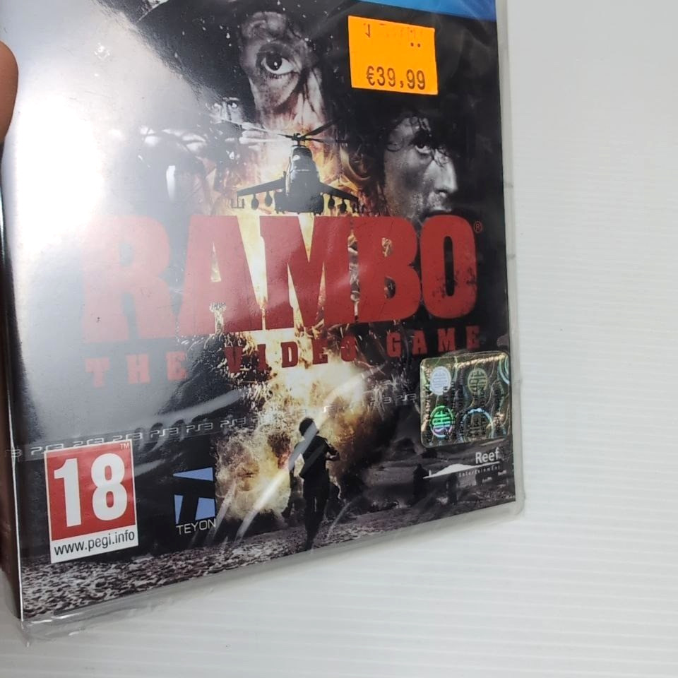 RAMBO The Videogame PS3 NEW Sealed for Sony Playstation 3
