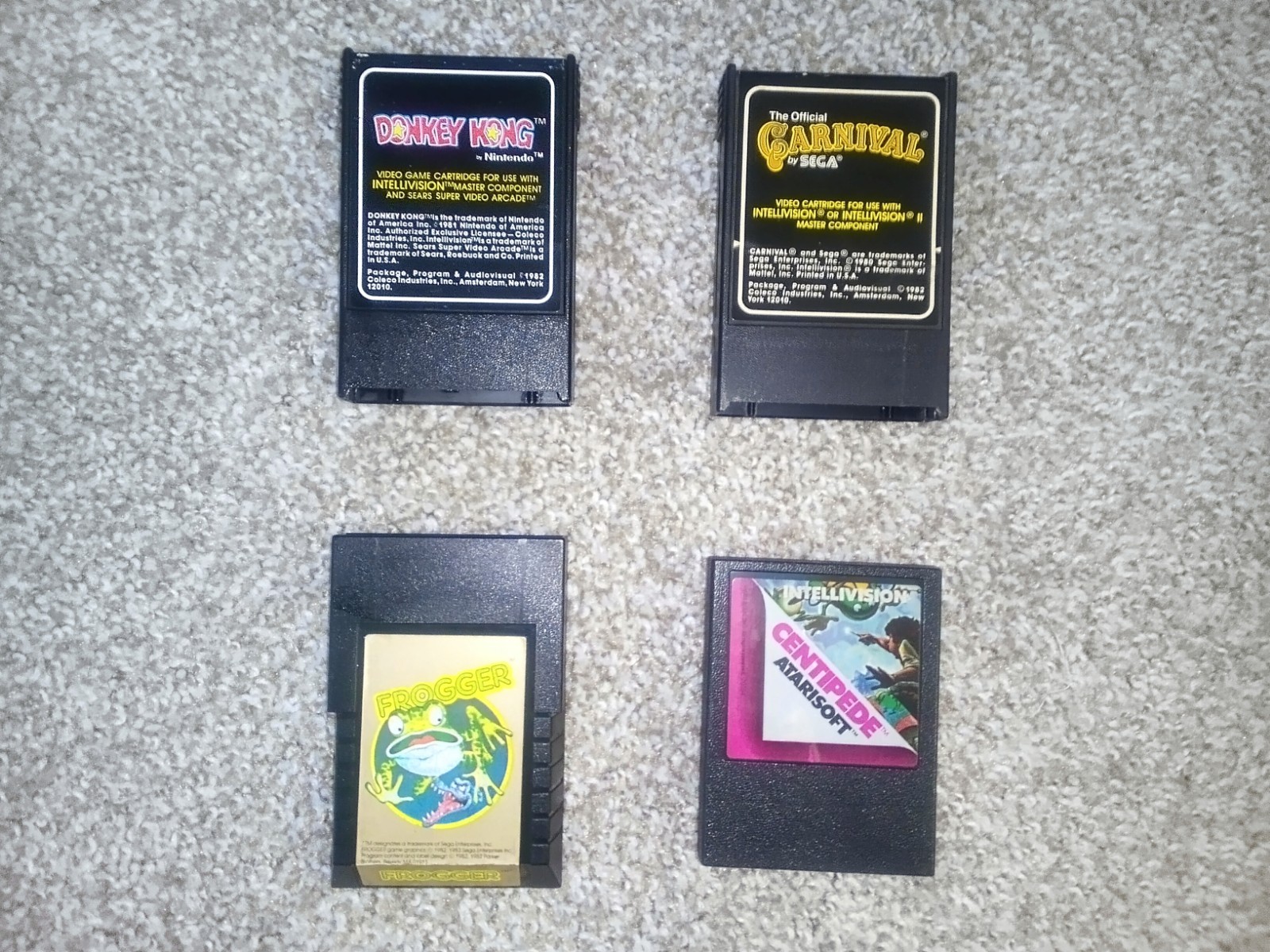 Intellivision Games Lot of 40 Different Titles All Tested and Working See Pics