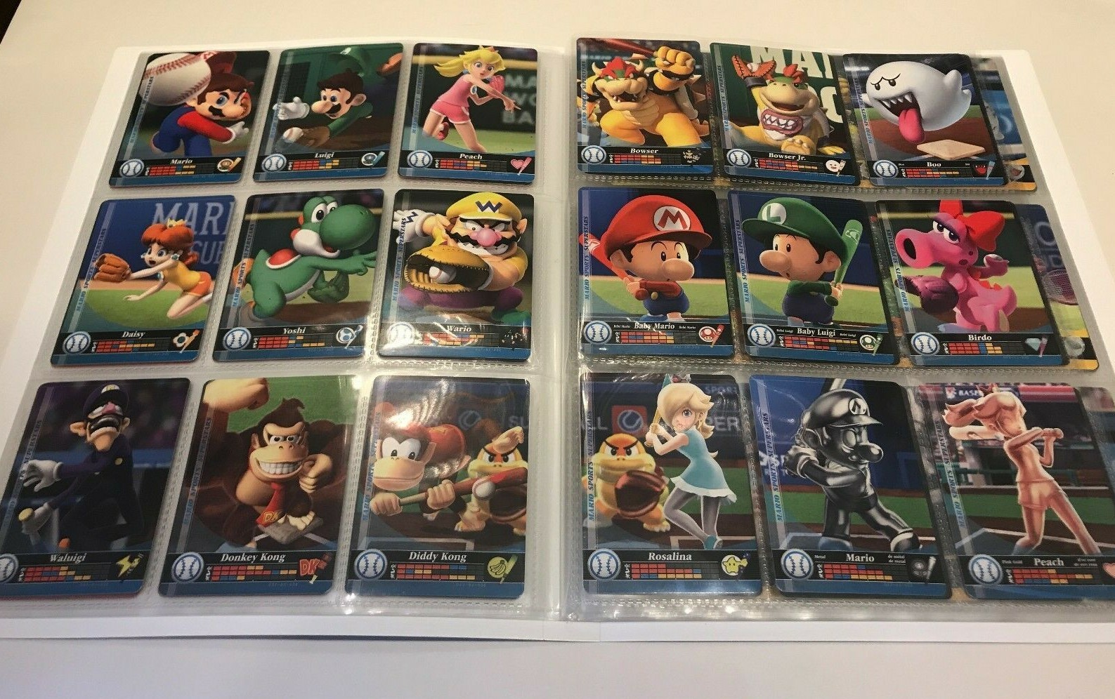 Complete Set ALL 90 Mario Sports Superstars Amiibo Cards Album USA Version