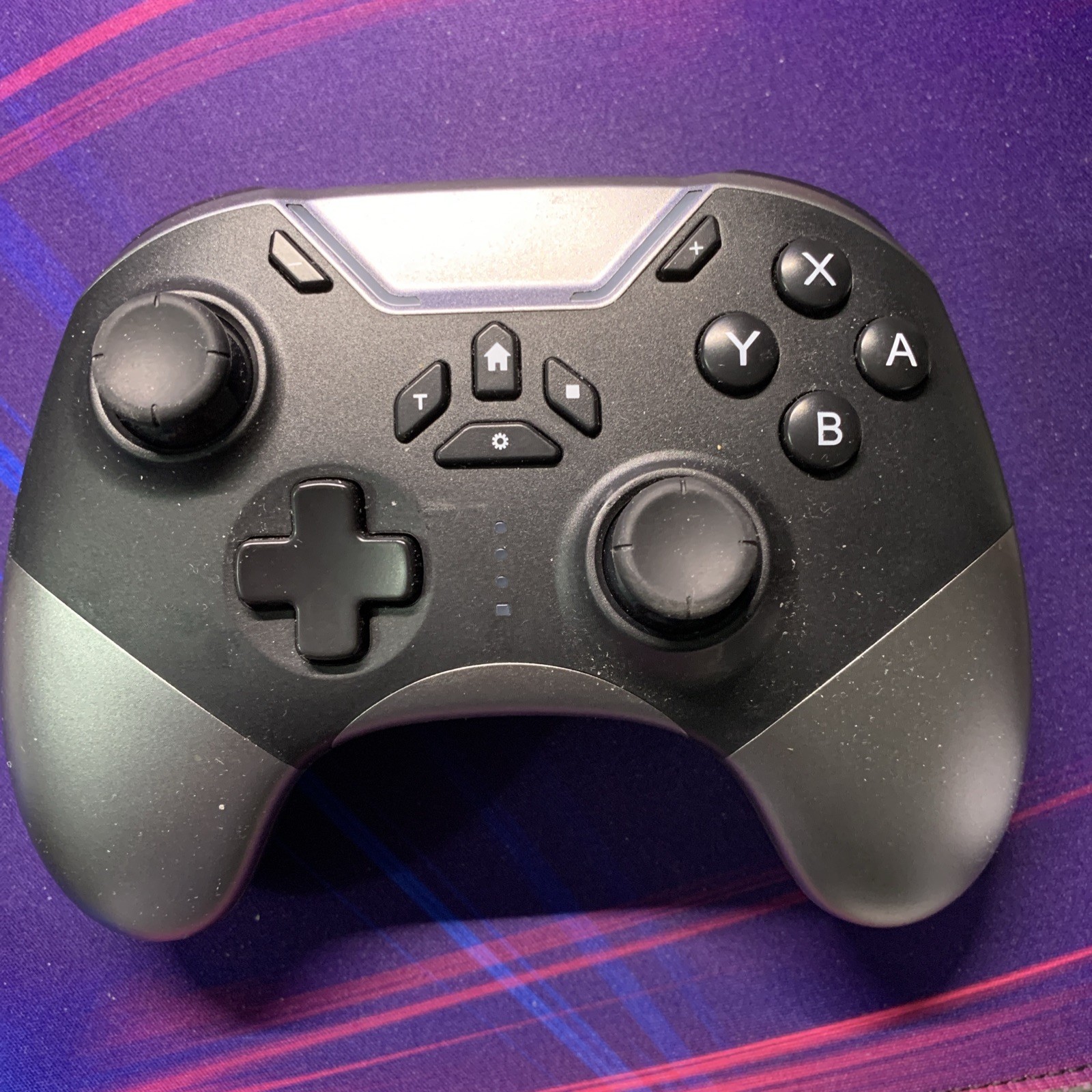 Bluetooth Controller for Switch/PC/iPhone/Android/Apple Arcade MFi Black