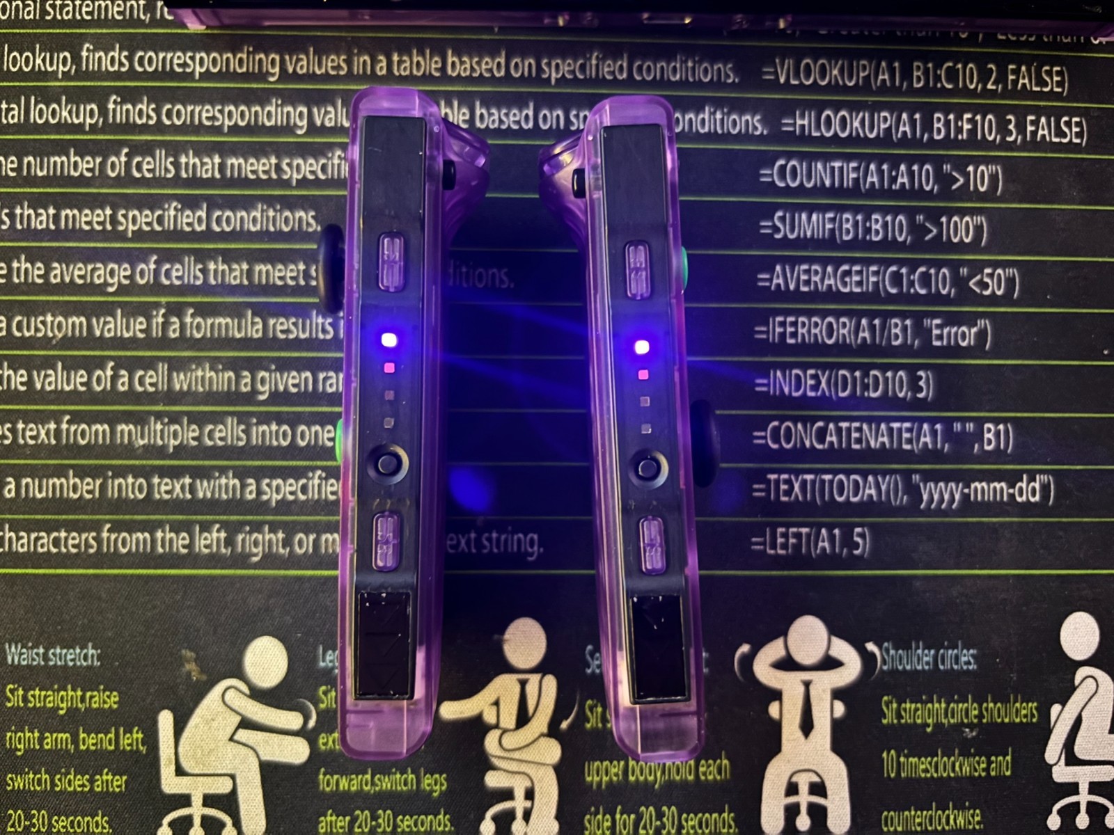 Transparent Purple Nintendo switch OLED