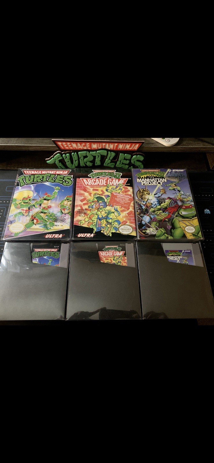 NES CIB TMNT 1 2 and 3 Nintendo Entertainment System Games Authentic Complete