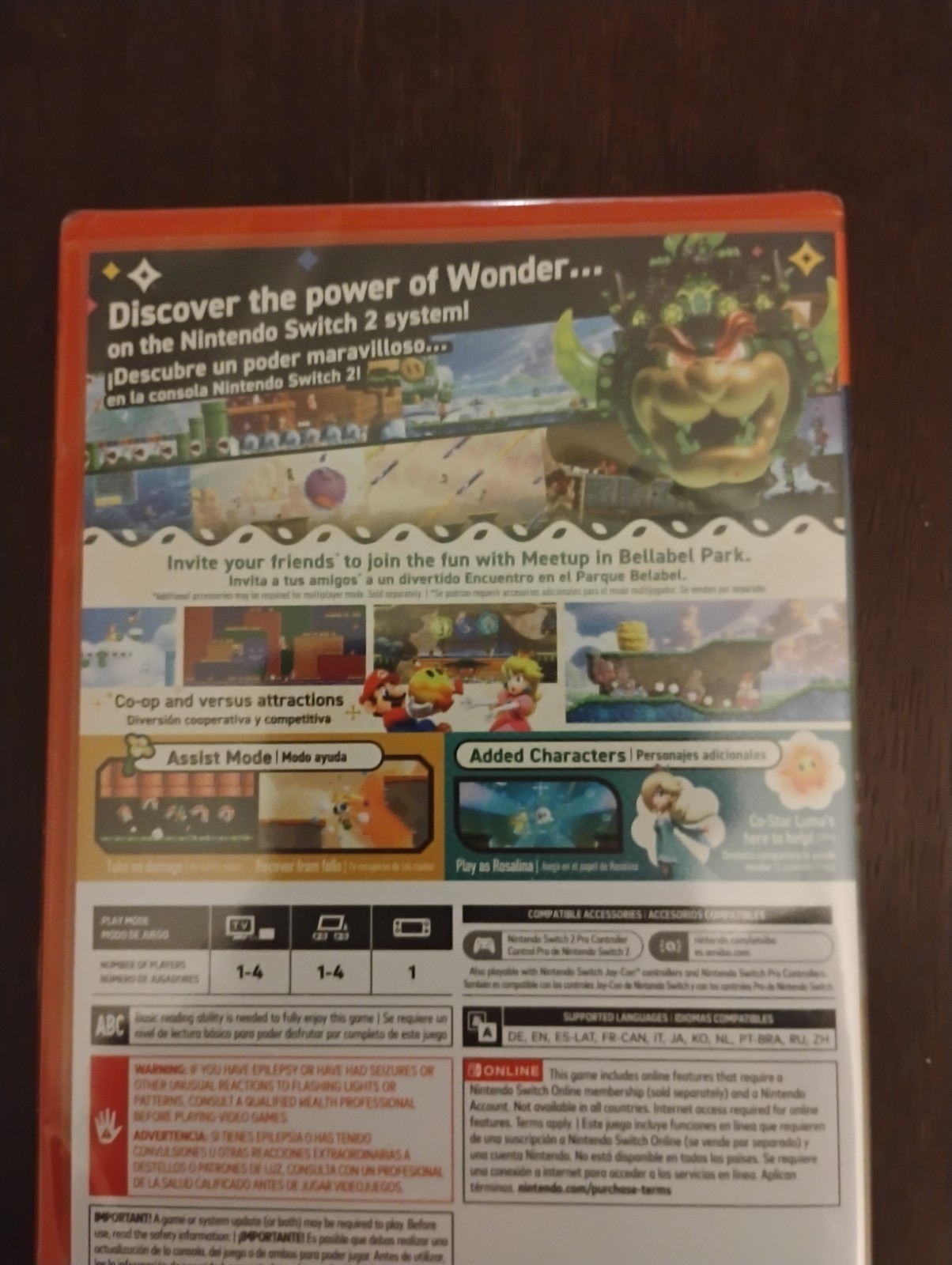 Super Mario Bros. Wonder Nintendo Switch 2 Edition + Meetup in Bellabel –