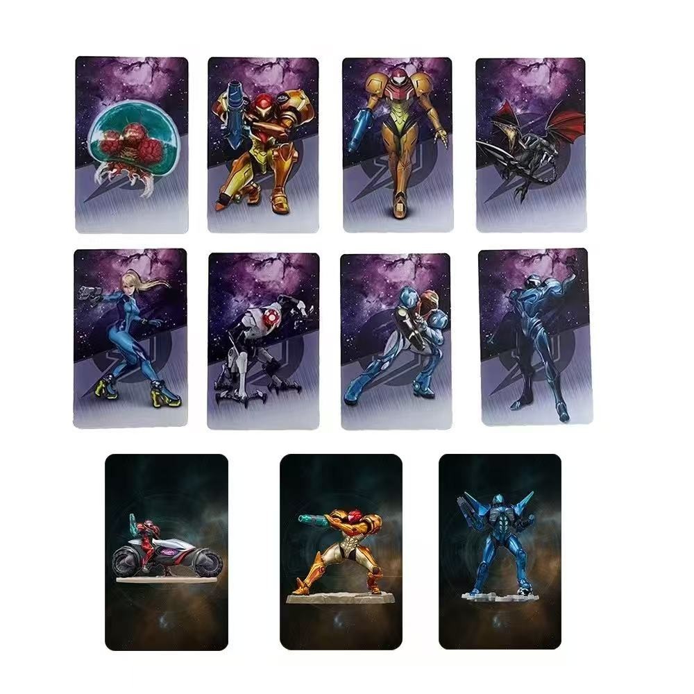 ALL 8PCS Amiibo METROID DREAD PVC Card Fast Shipping!Free stickers!
