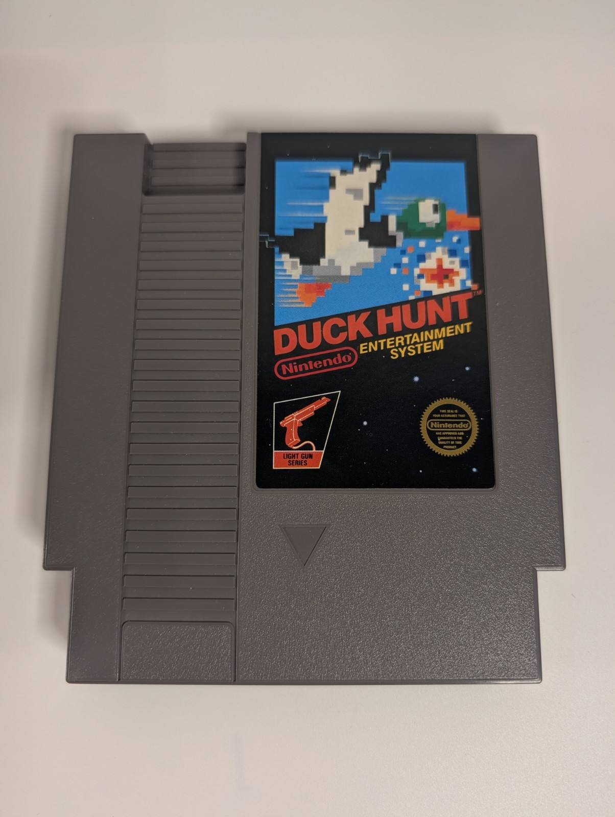 Duck Hunt – Nintendo NES, Complete In Box, 5 Screw, Hang Tab, OEM Mint Cartridge