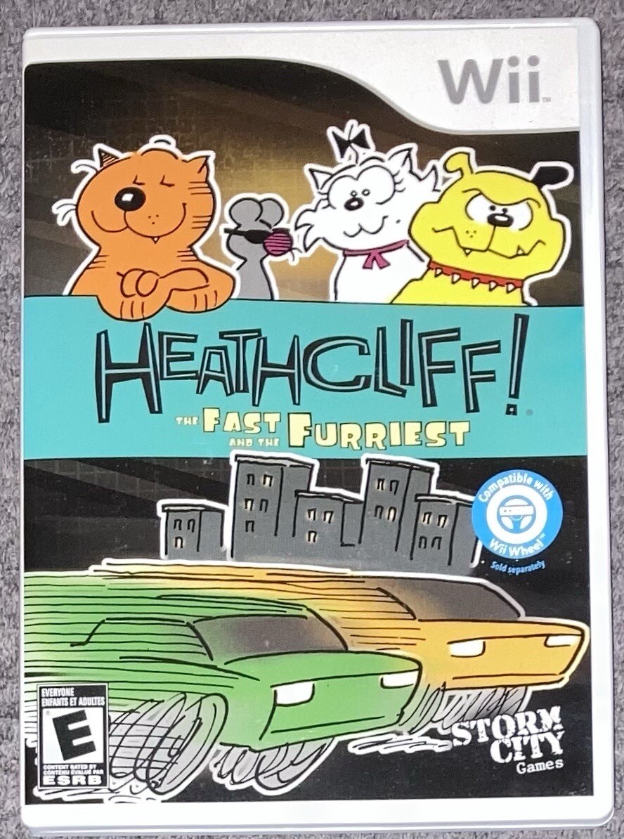 Heathcliff The Fast and the Furriest Nintendo Wii Storm City Games