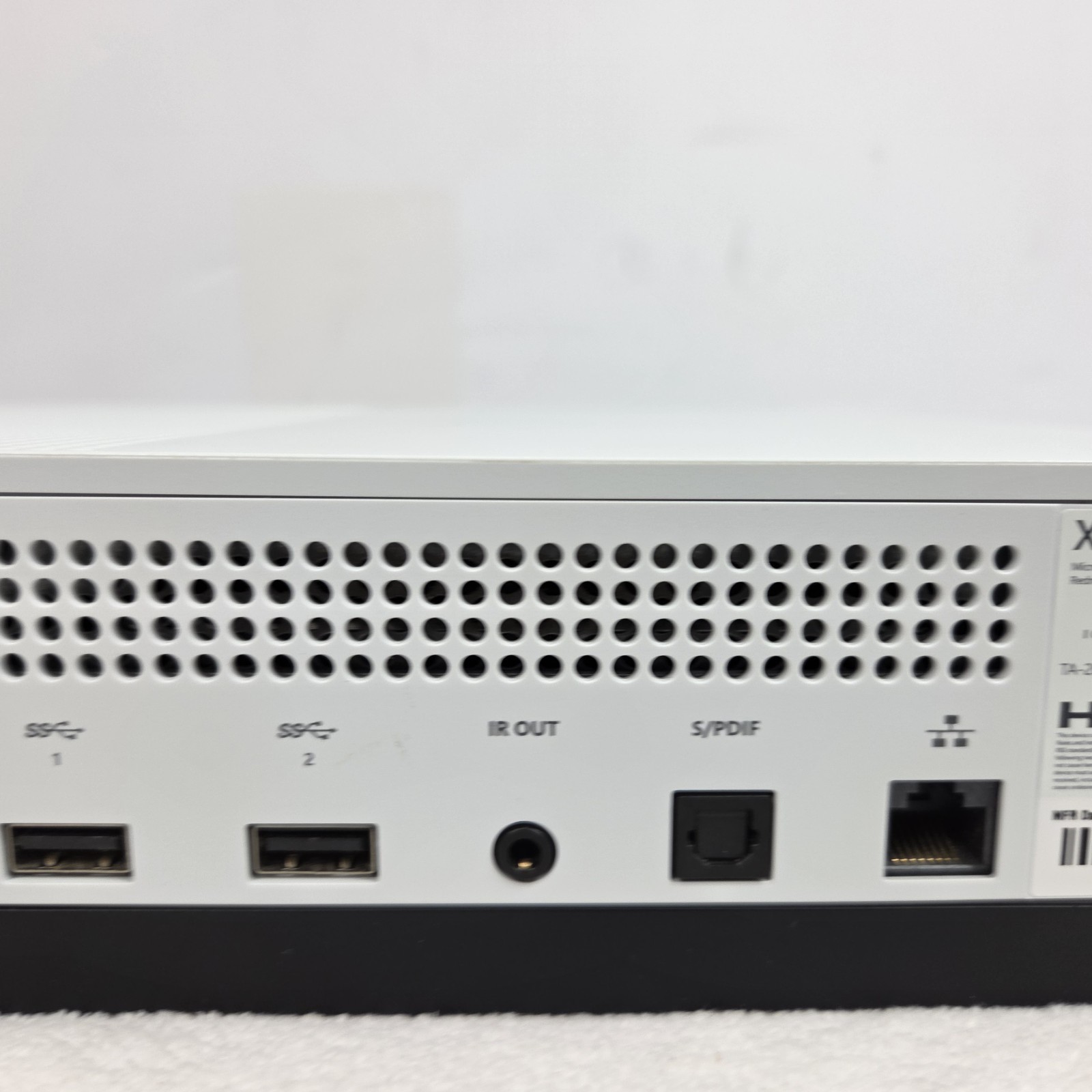 Microsoft Xbox One S (Model 1681) 500GB White Gaming System Console Only, Tested