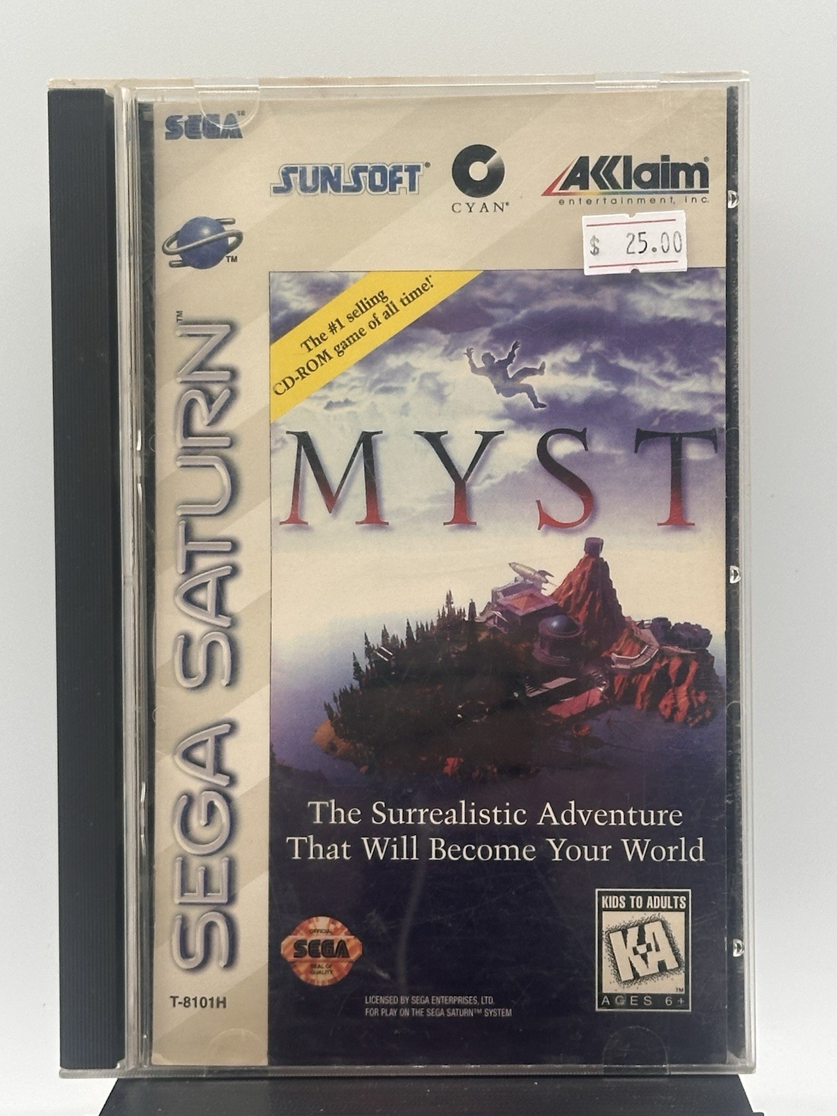 Myst (Sega Saturn, 1995) CIB Complete in Box w Manual + Reg Card! RARE!