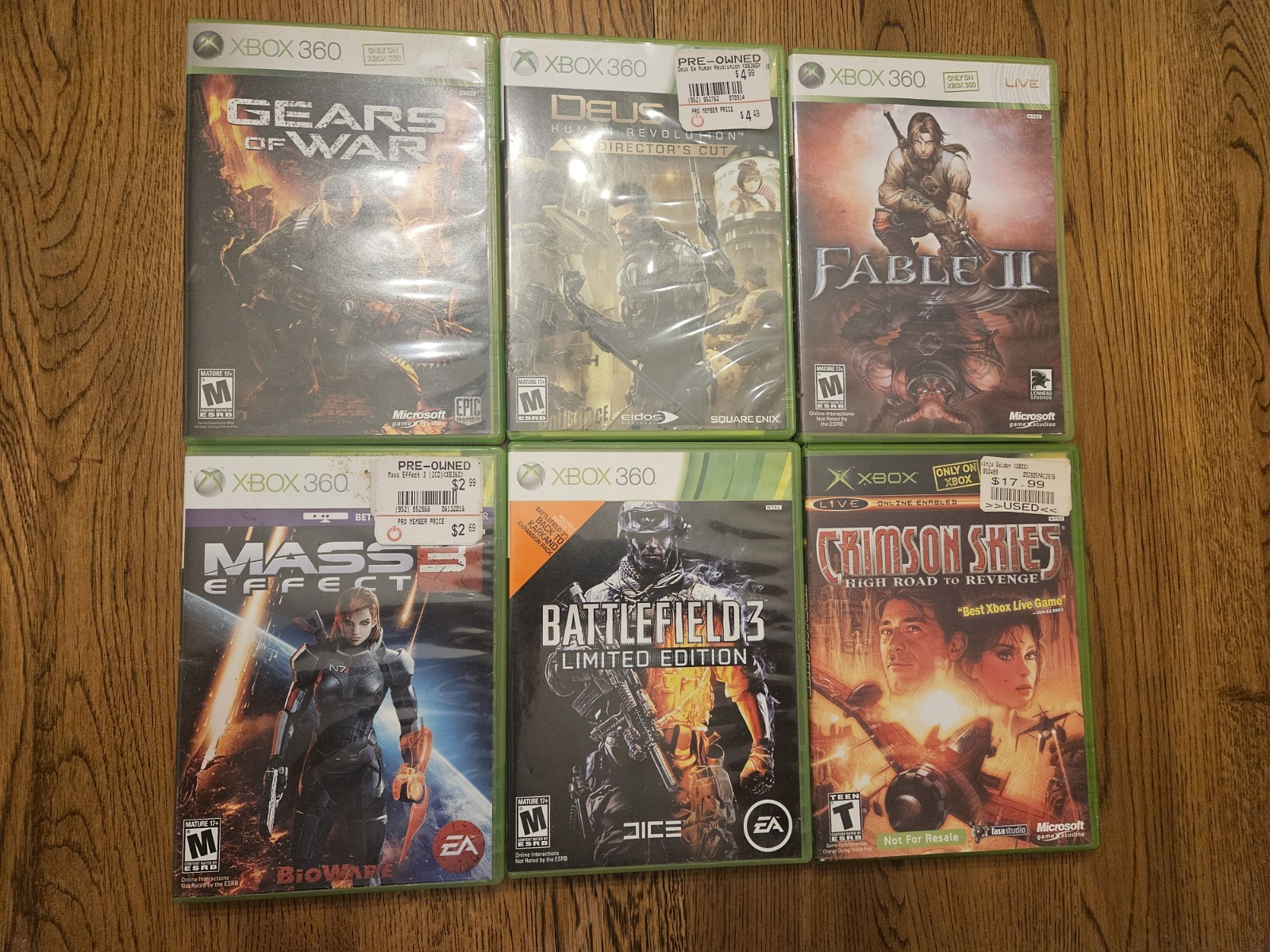 Xbox 360 Game Lot- 6 games MANY POPULAR! All Cib Complete
