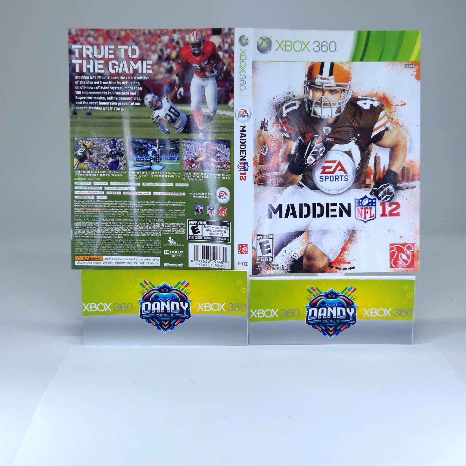 Madden NFL 12 CIB W/ Manual – Tested – Xbox 360