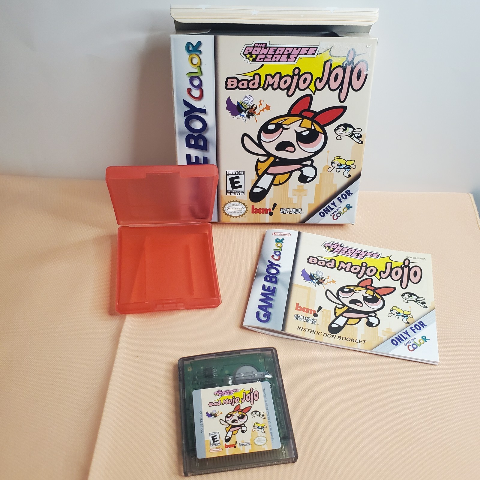 GBC Game: The Powerpuff Girls Bad Mojo Jojo