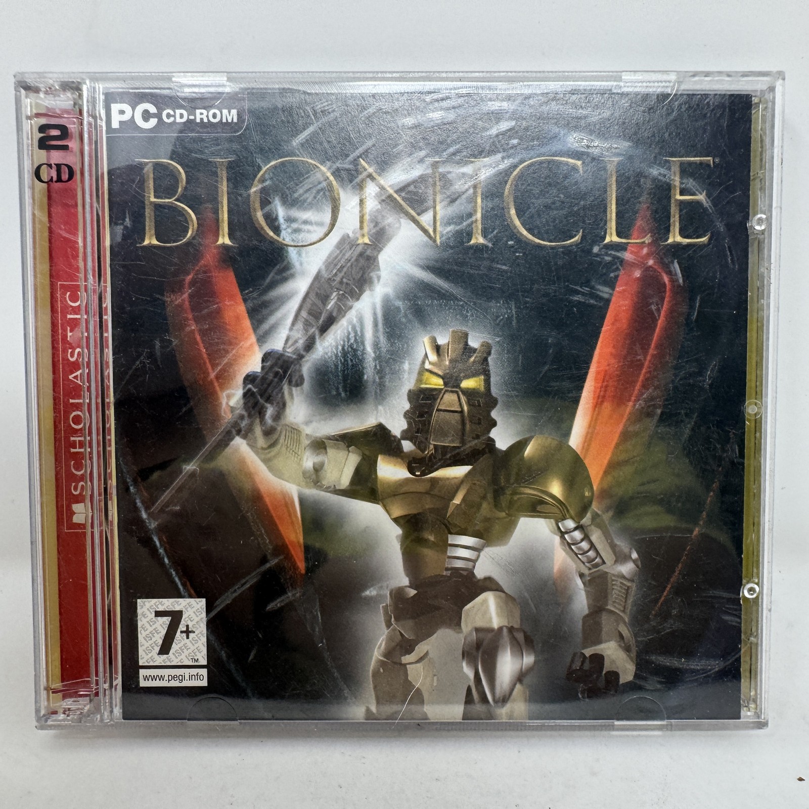 Bionicle PC CD-ROM Video Game 2-Disc Set Electronic Arts LEGO PEGI 7+ Scholastic