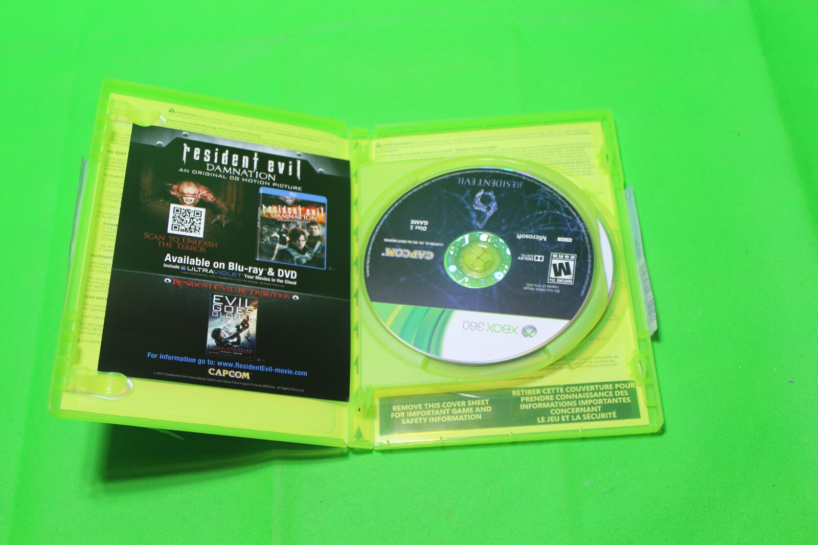 Resident Evil 6 – Microsoft Xbox 360 Authentic Tested and Cleaned