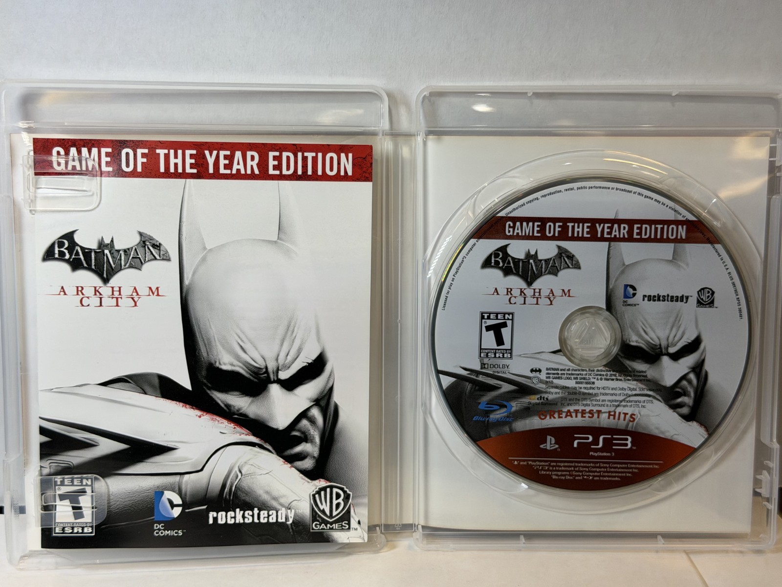 Batman: Arkham City – Game of the Year Edition GH CIB Tested Free Shipping