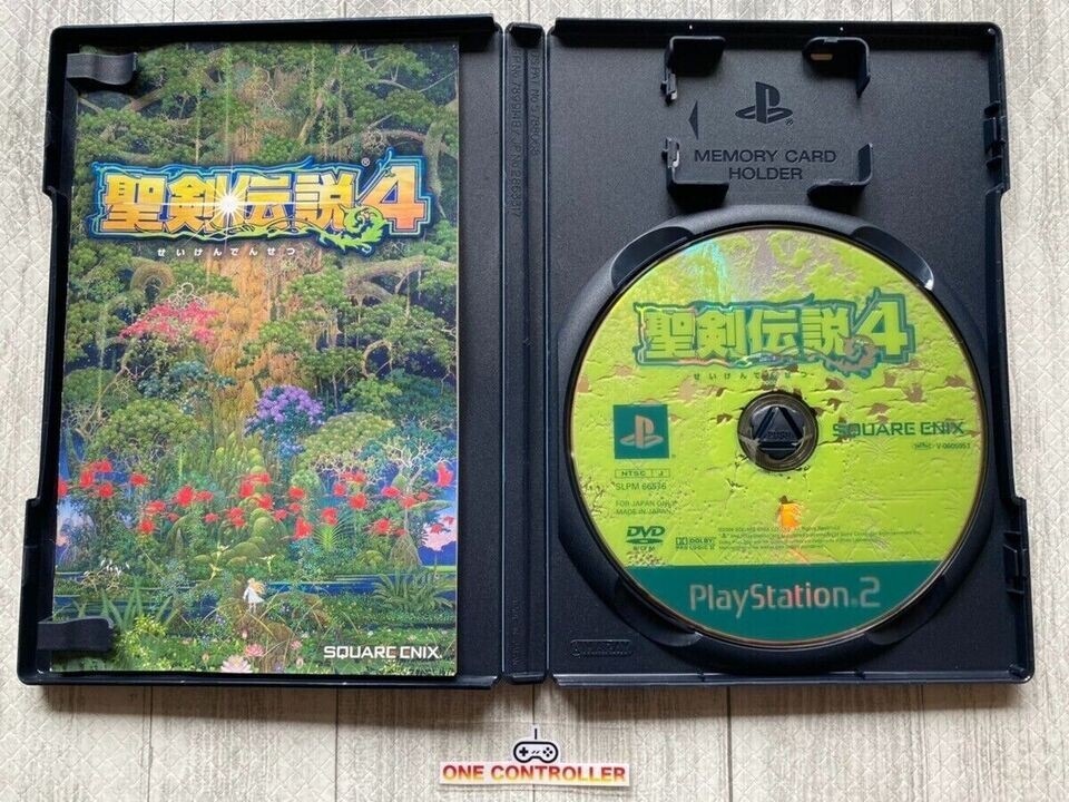 SONY PS2 Kingdom Hearts ⅠⅡ & Final Mix & Seiken Densetsu 4 & Unlimited Saga set