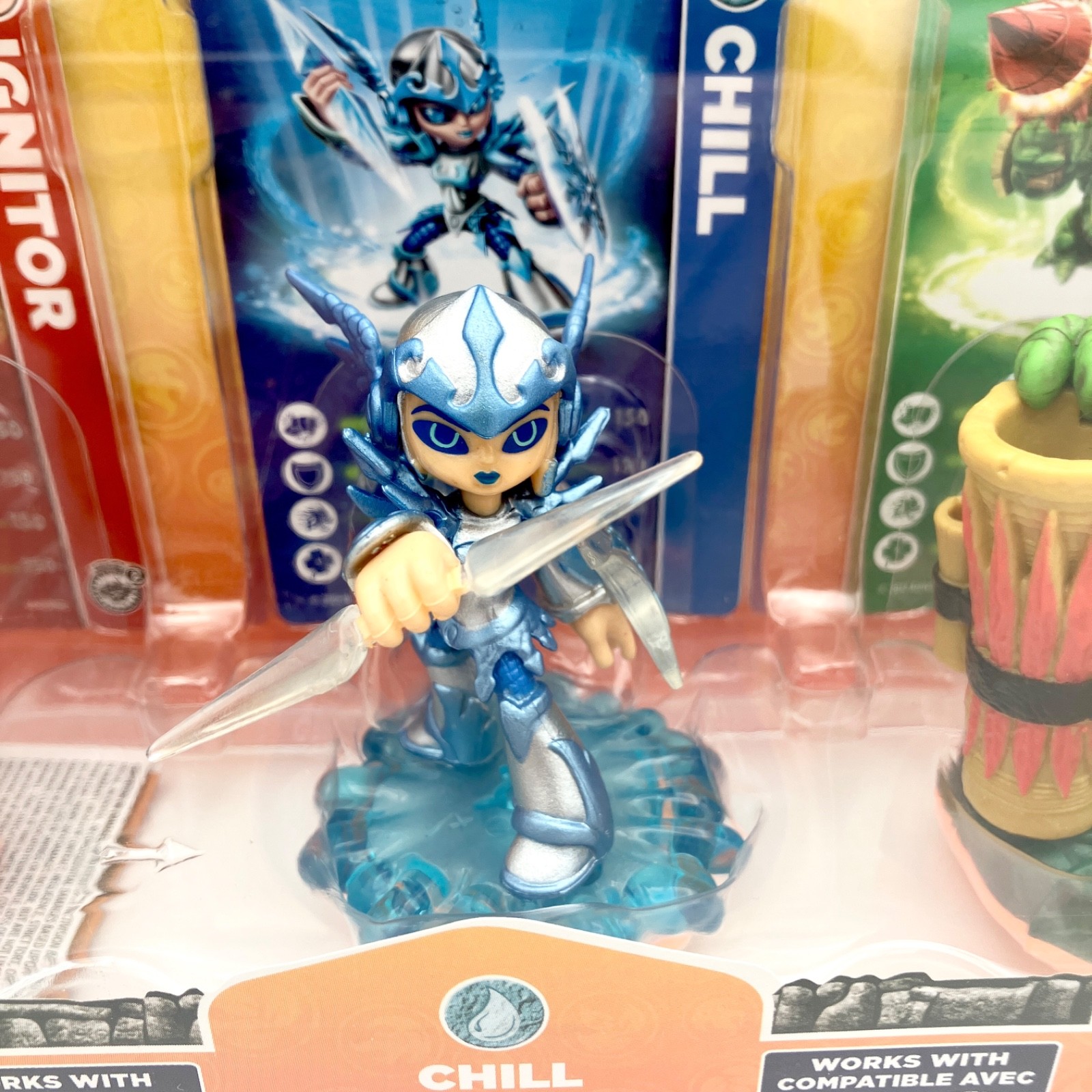 Skylanders Giants Ignitor Chill Zook 3 Pack Figures NIB Activision NEW SEALED