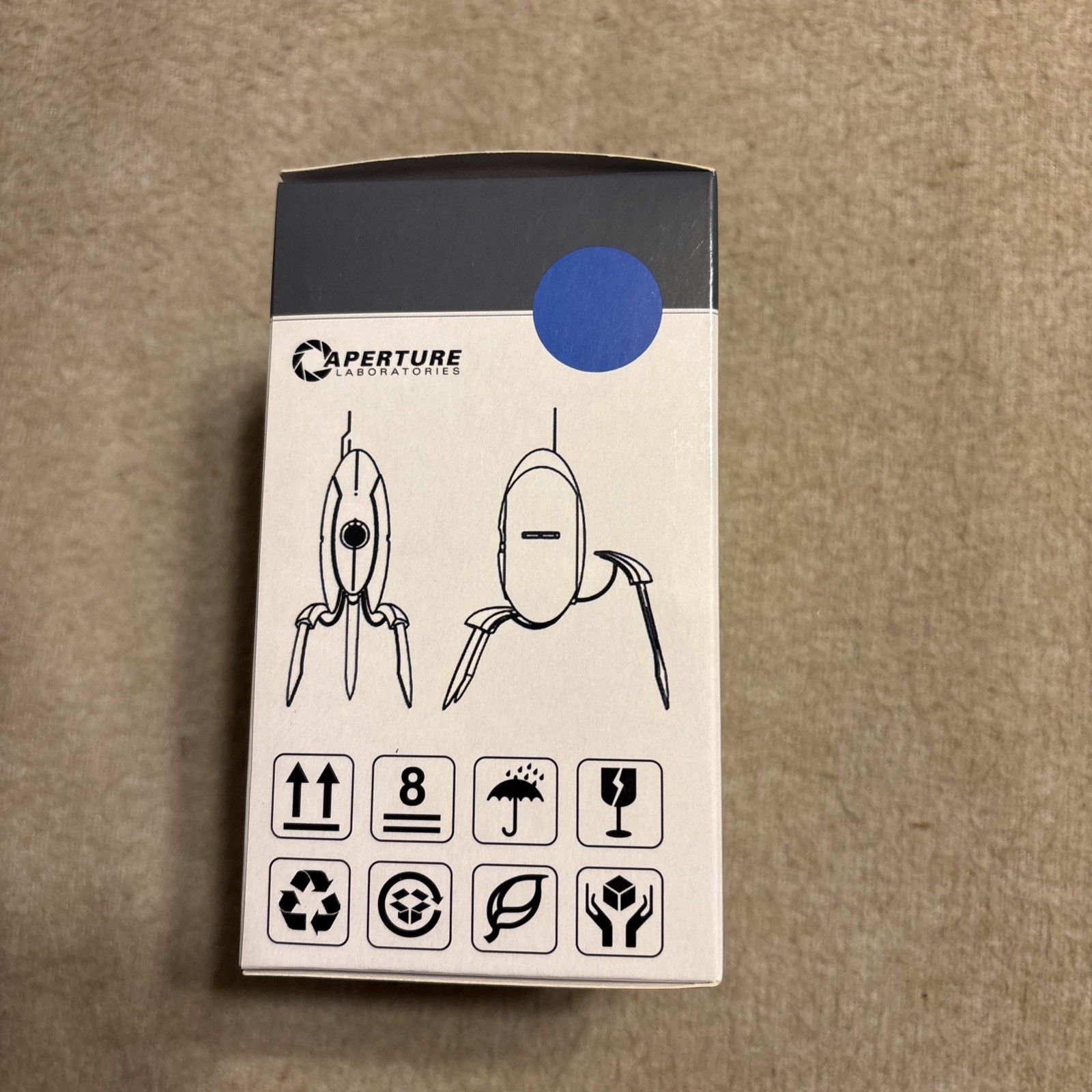 Portal 2 Sentry Turret LED Flashlight Now Talking! Aperature 2011 CIB Works!