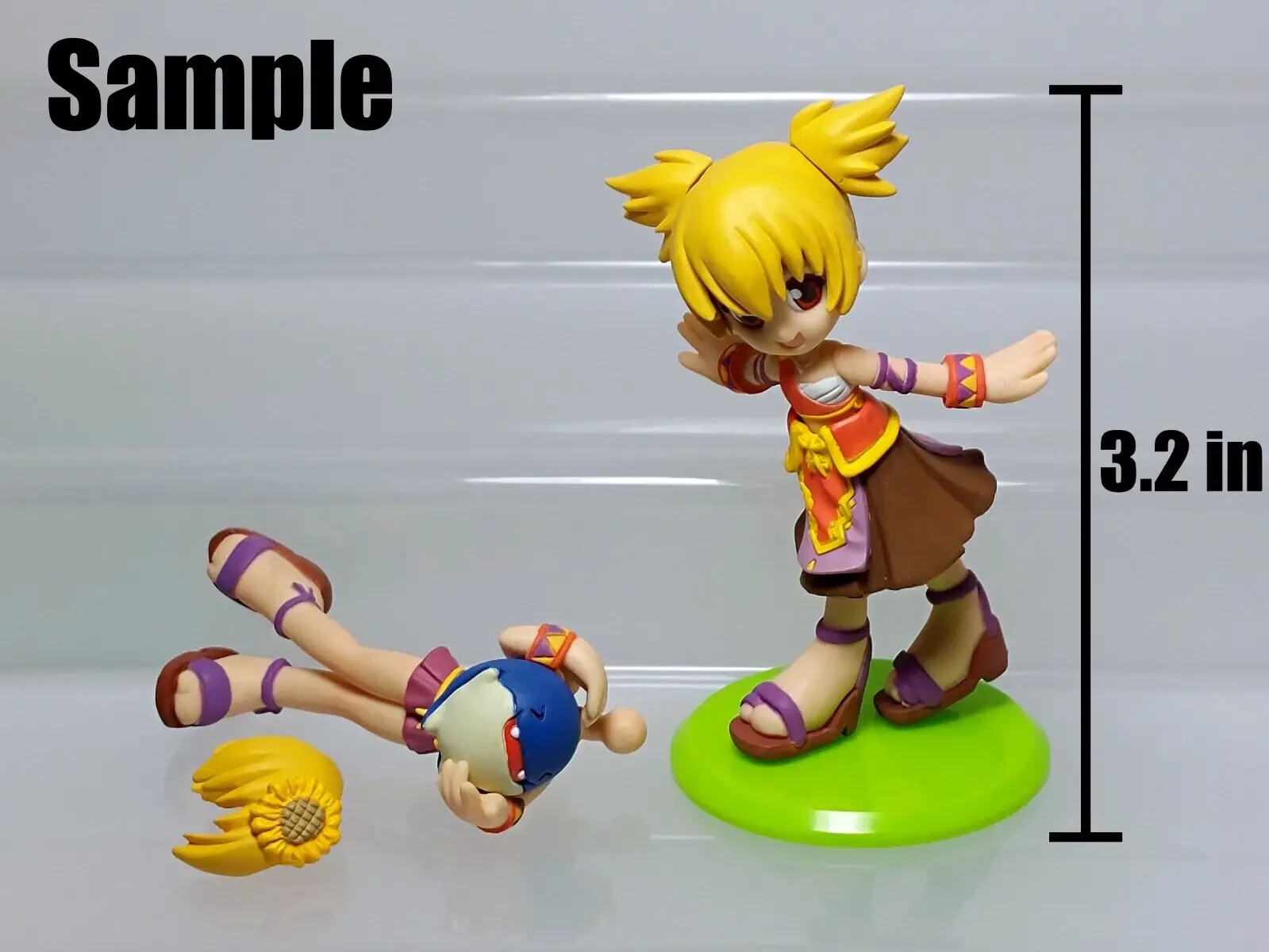 Game Characters Sukatto Golf Pangya Lolo Lola Dolfini Figure MegaHouse H07 3.2in