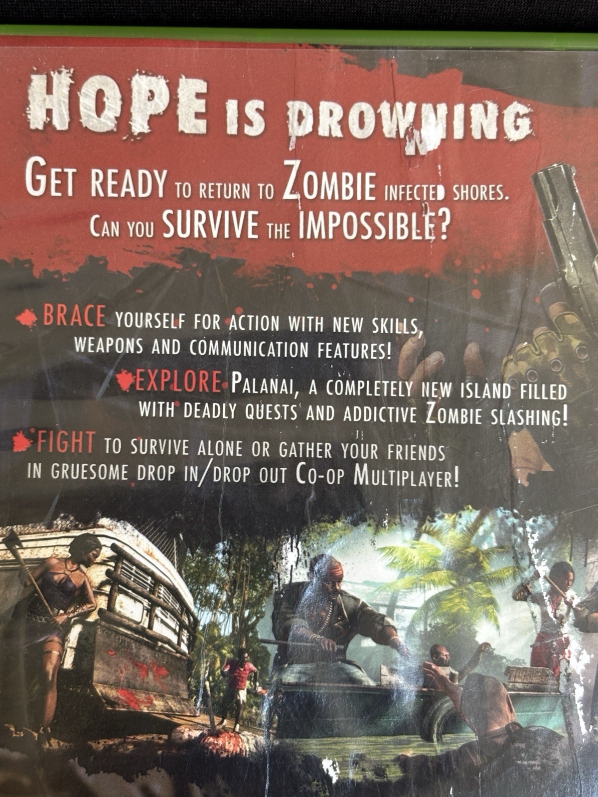 Dead Island Riptide Xbox 360 Game Zombie Survival Horror Shooter Microsoft RPG