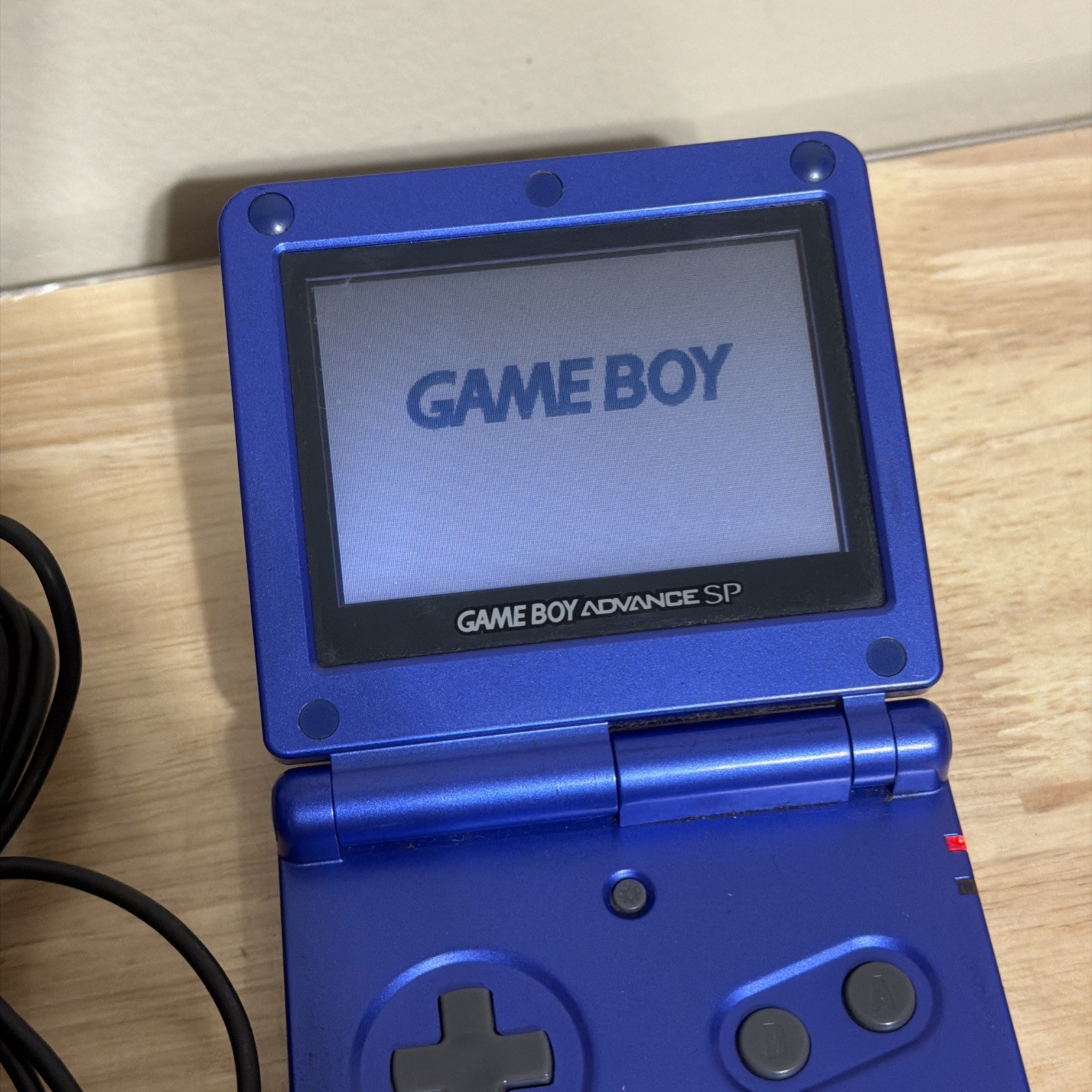 Game Boy Advance SP Cobalt Blue RARE Color With Charger