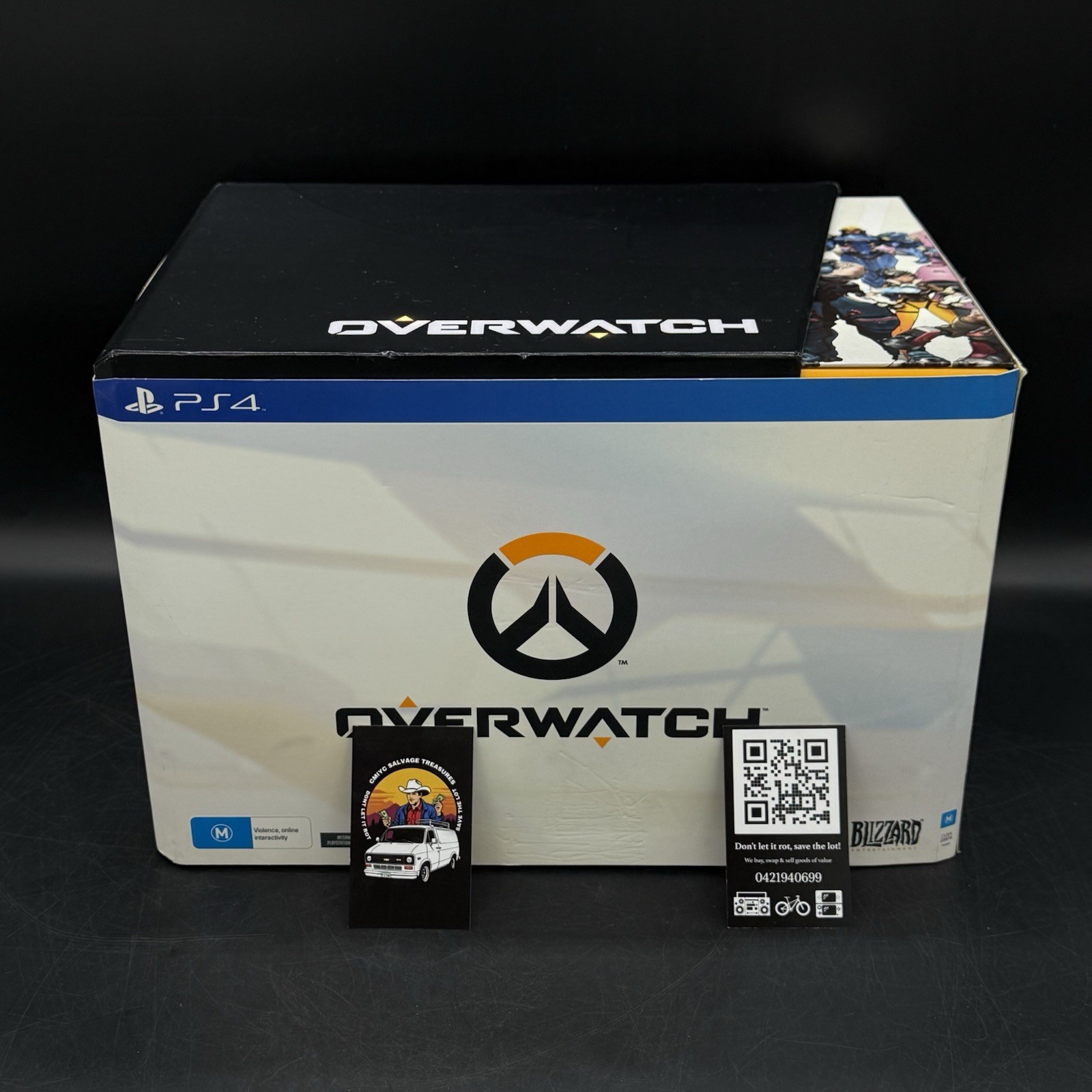 Overwatch Sony PS4 Collectors Edition 2016 New Sealed Figure, Mint & Complete