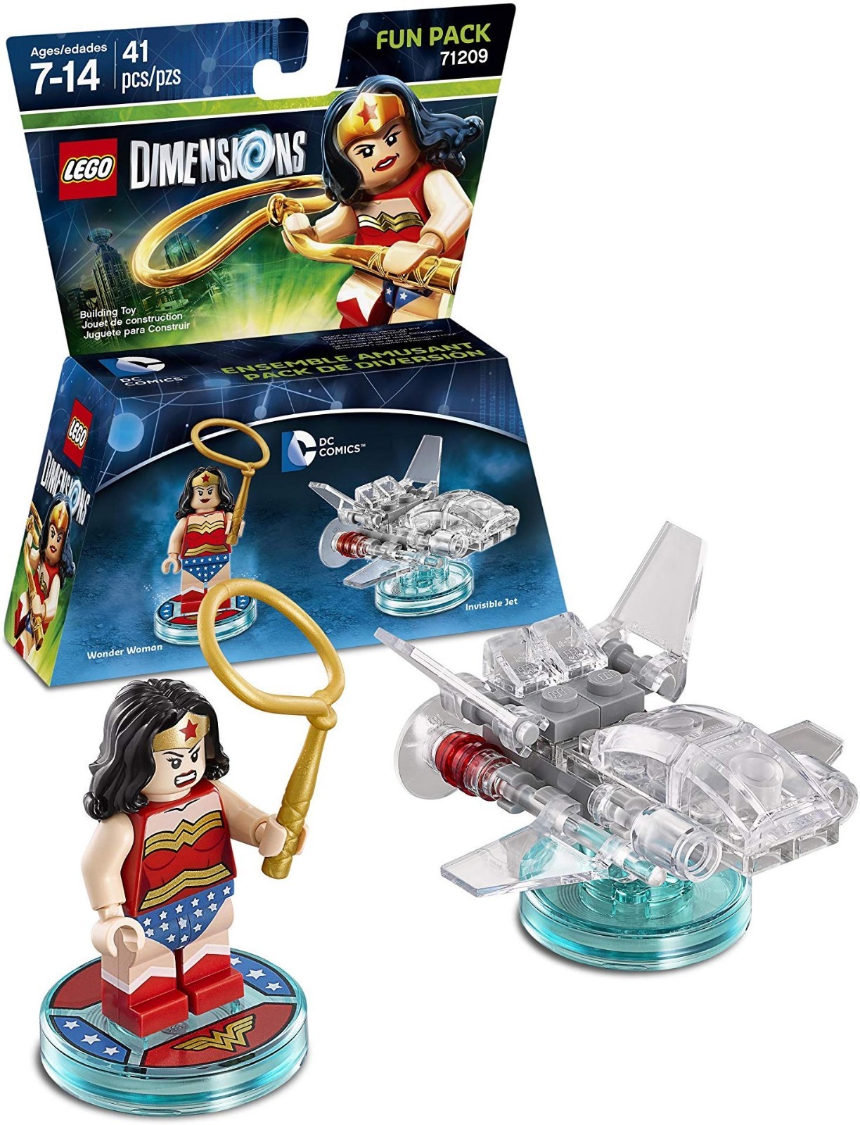Wonder Woman DC Comics Lego Dimensions game Pack minifigure set