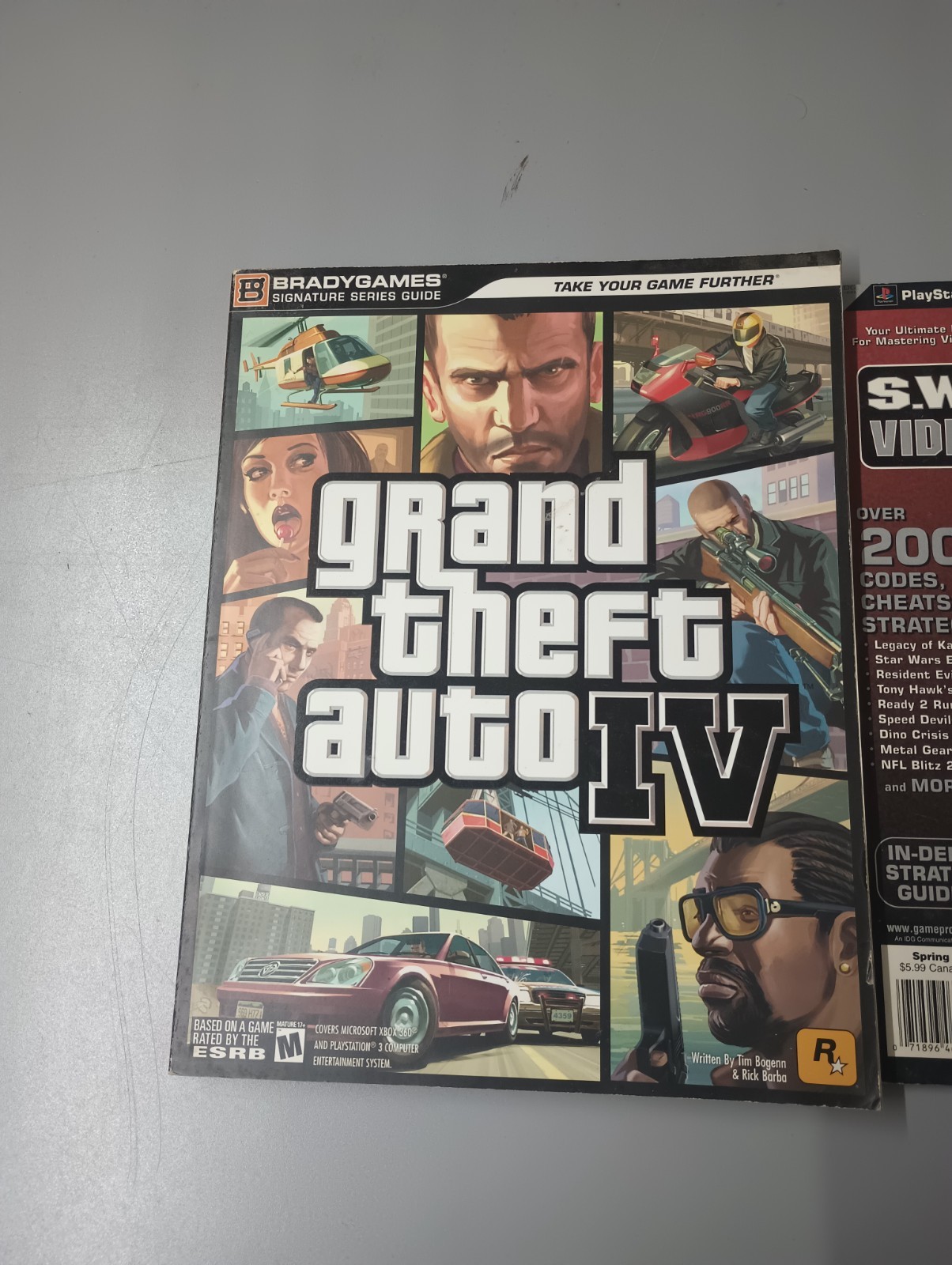2000s Video Game Strategy Guide Lot (2) S.W.A.T. PRO 2000/GTA IV!