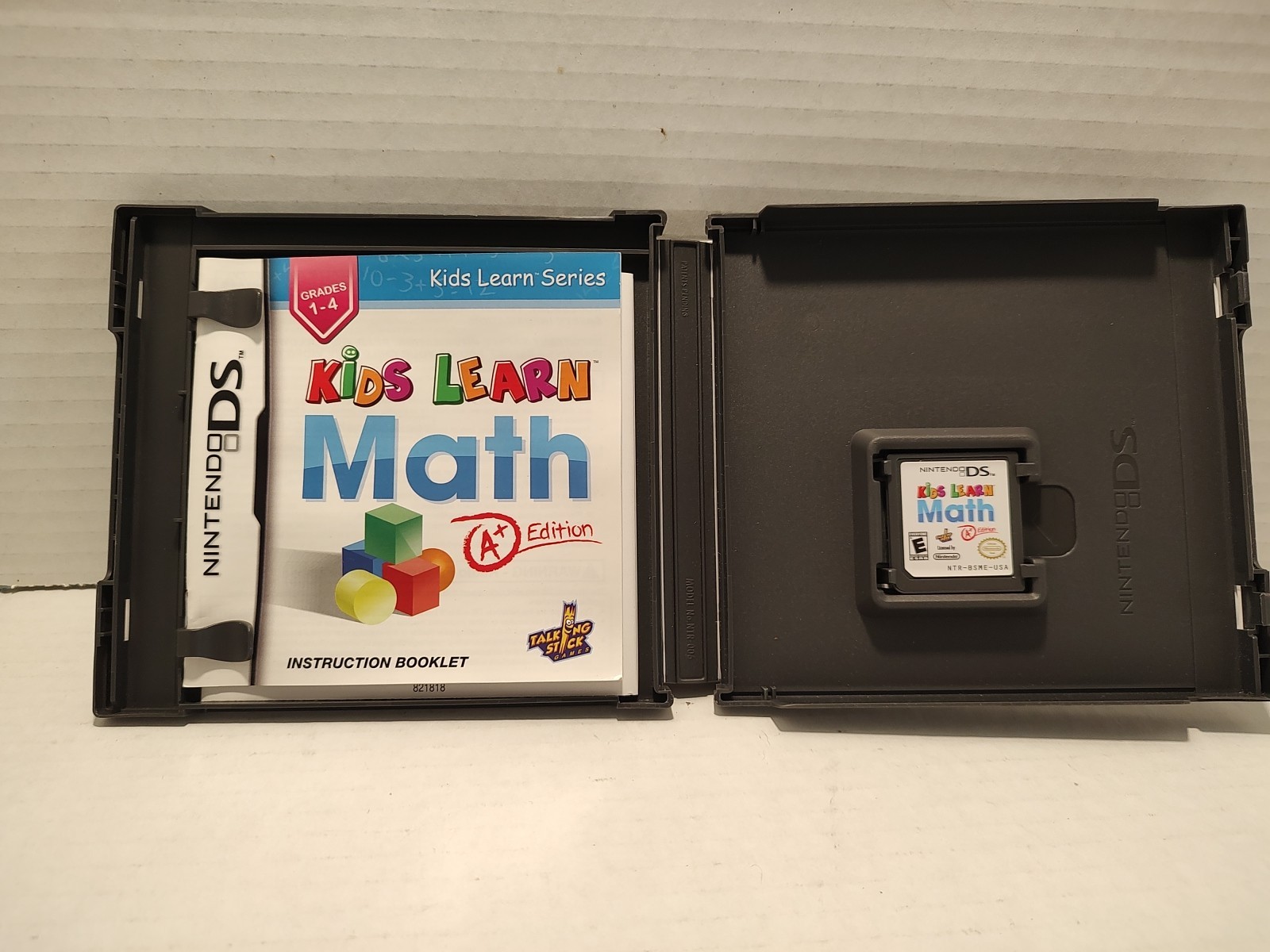 🔥 Kids Learn Math — A+ Edition (Nintendo DS, 2011) Complete WORKS Kids Learn