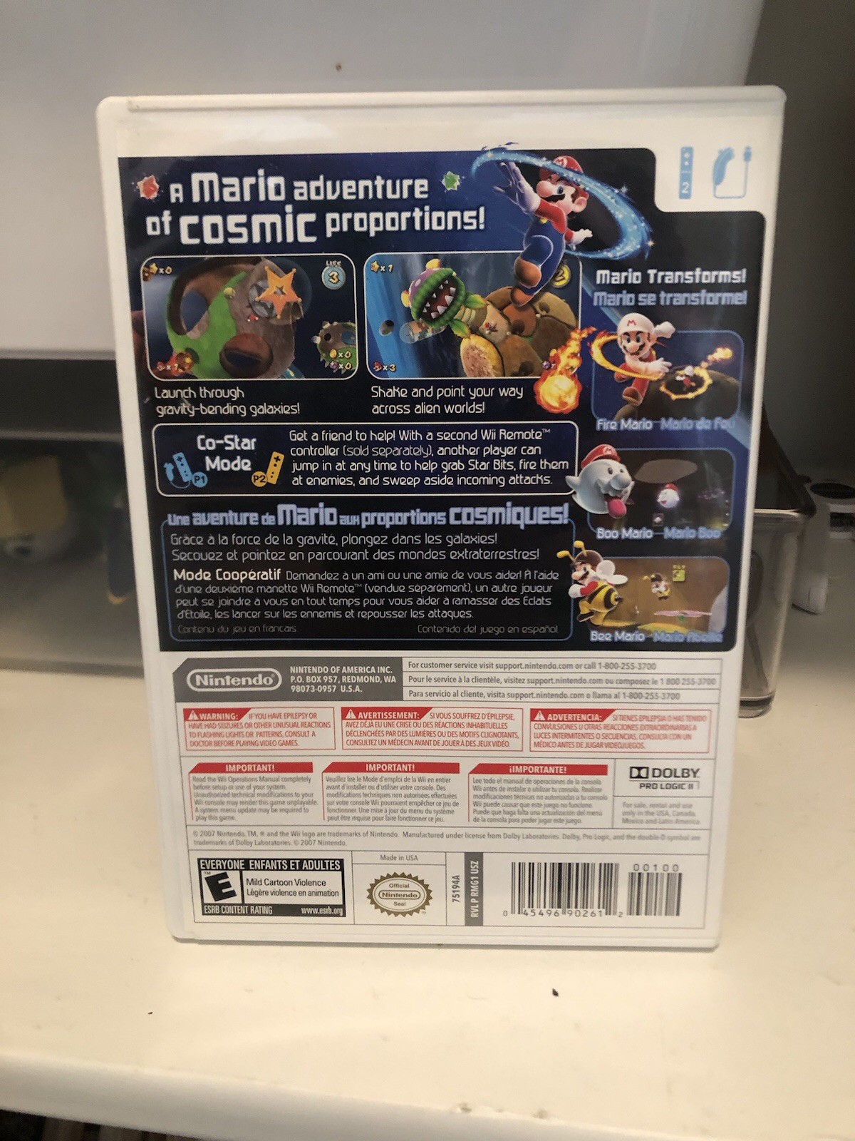 Super Mario Galaxy Nintendo Selects/ Nintendo Wii / CIB / Clean / Tested