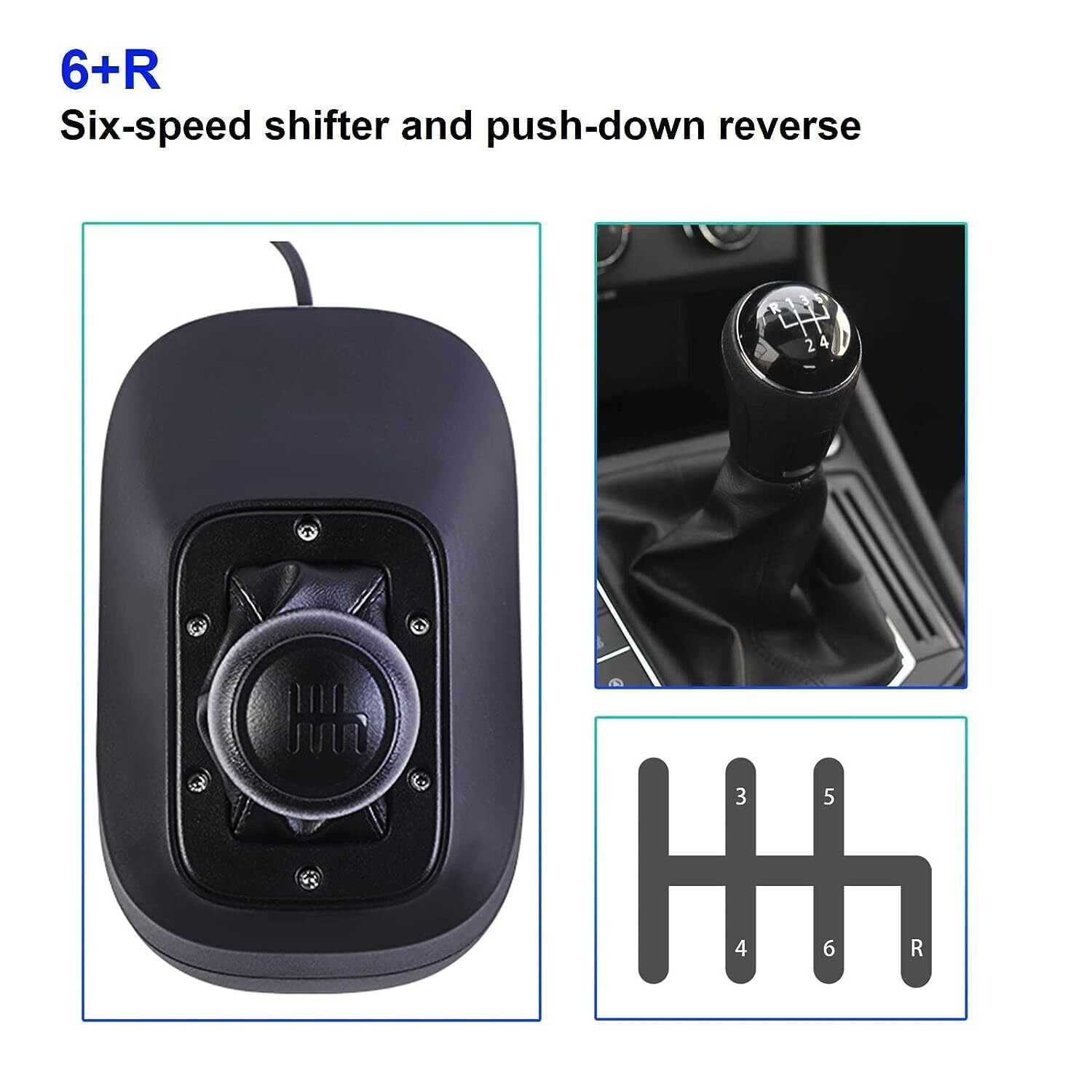Gaming Steering Wheels Pedals Clutch Paddle Gear Shifters for Switch PS PC