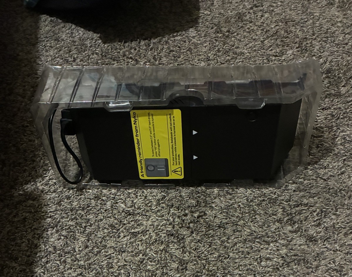 Nyko Data Bank Plus Modular Hard Drive Housing Black for PlayStation 4 PS4