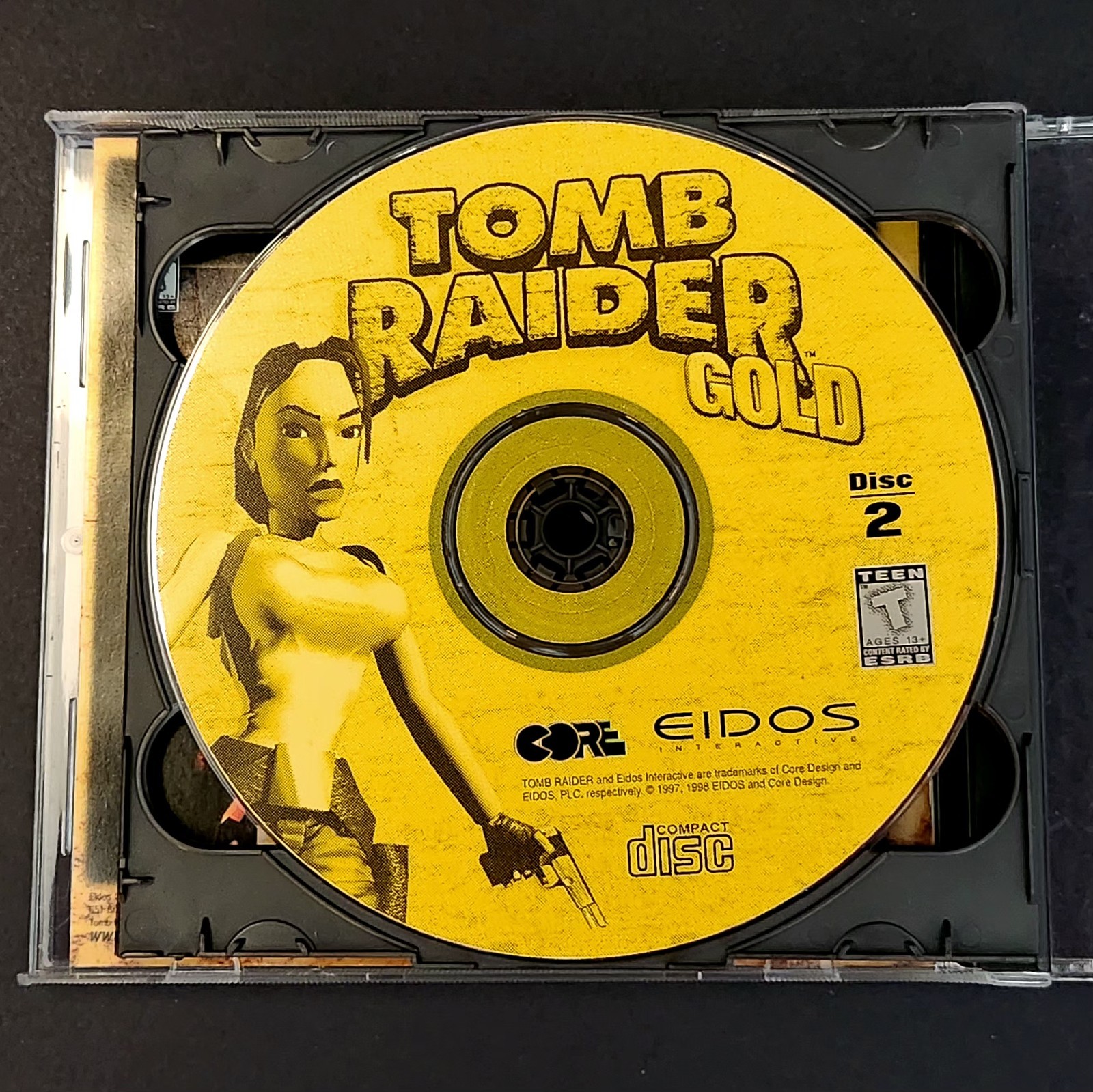 Tomb Raider Gold PC – Both Discs- Vintage 1998 Windows 95 DOS Original