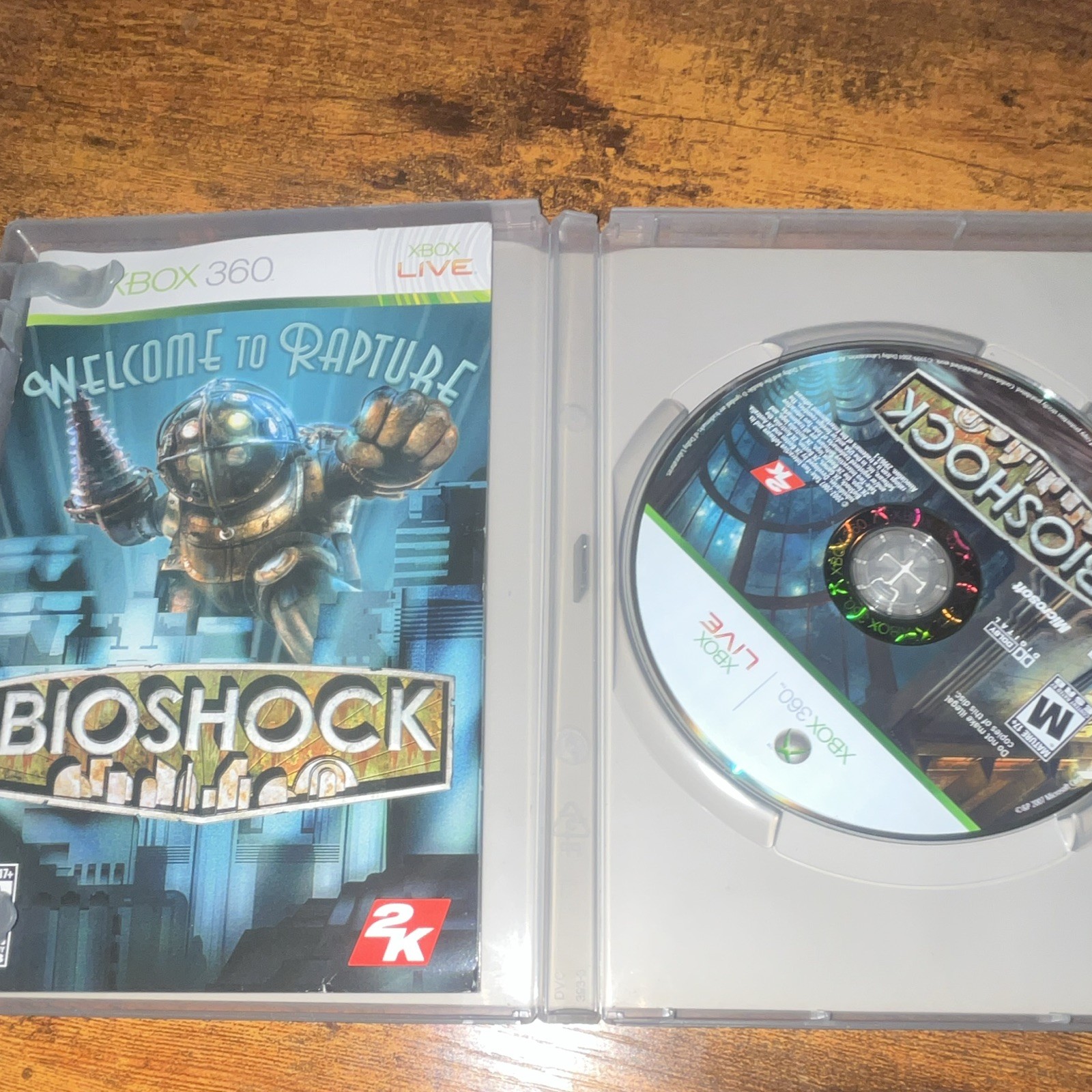 BioShock Platinum Hits Xbox 360 Shooter M 2K Games NTSC-U/C Disc Case Manual