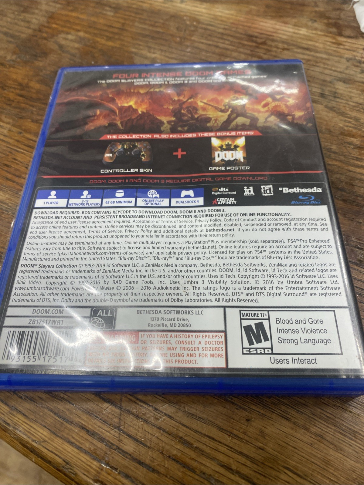 Doom Slayers Collection-Sony PlayStation 4 – FEATURING 4 INTENSE DOOM GAMES