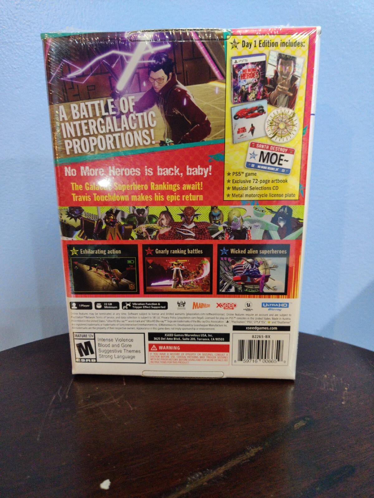 No More Heroes 3 – Day 1 Edition – Sony PlayStation 5 – Marvelous – Xseed Sealed