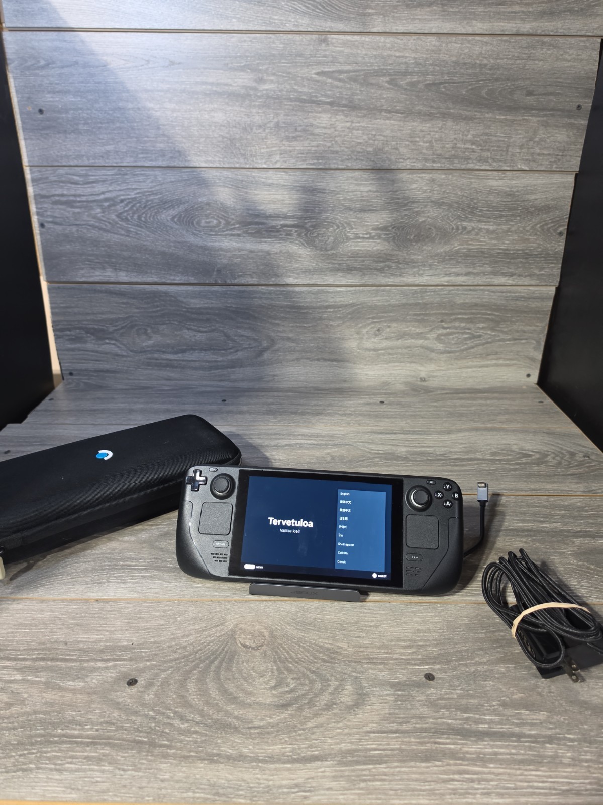 Valve Steam Deck LCD 256GB Handheld Console – Black W/ Dock, Charger & 512gb SD