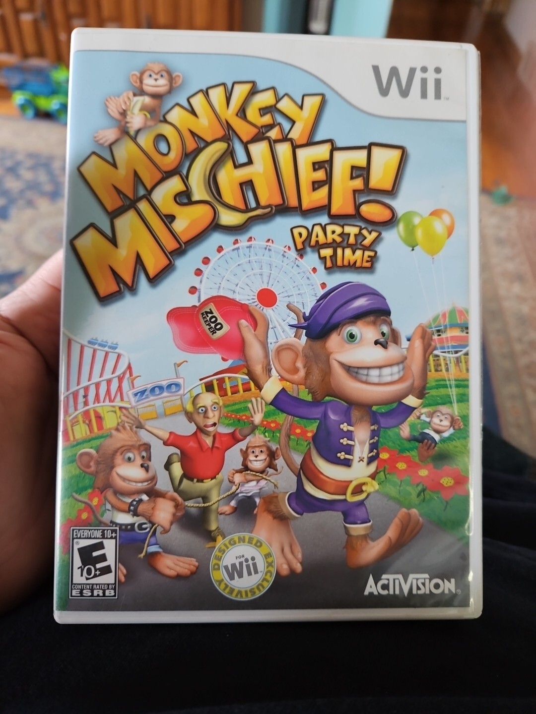 Monkey Mischief Party Time (Nintendo Wii, 2008) Complete