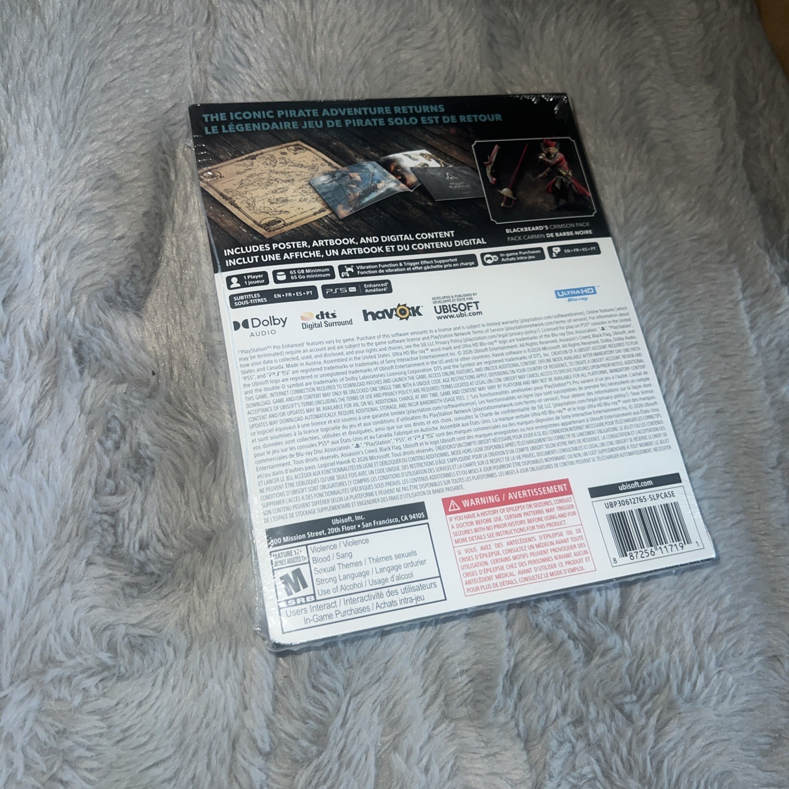 LAUNCH ED PS5 Assassin’s Creed Black Flag Resynced +Poster Presale HELPS STRAYS