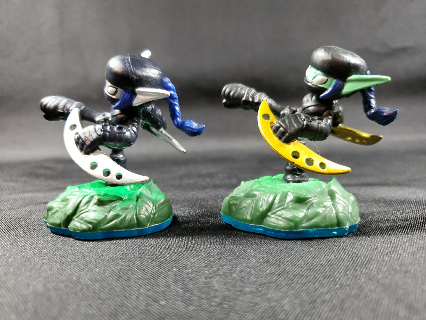 Skylanders Swap Force Ninja Stealth Elf Figure Silver Gold Swords Lot Variant **