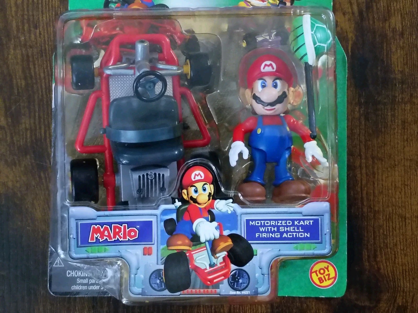 *SEALED* 1999 TOYBIZ SUPER MARIO KART 64 Mario Figure #44221 ~ RARE