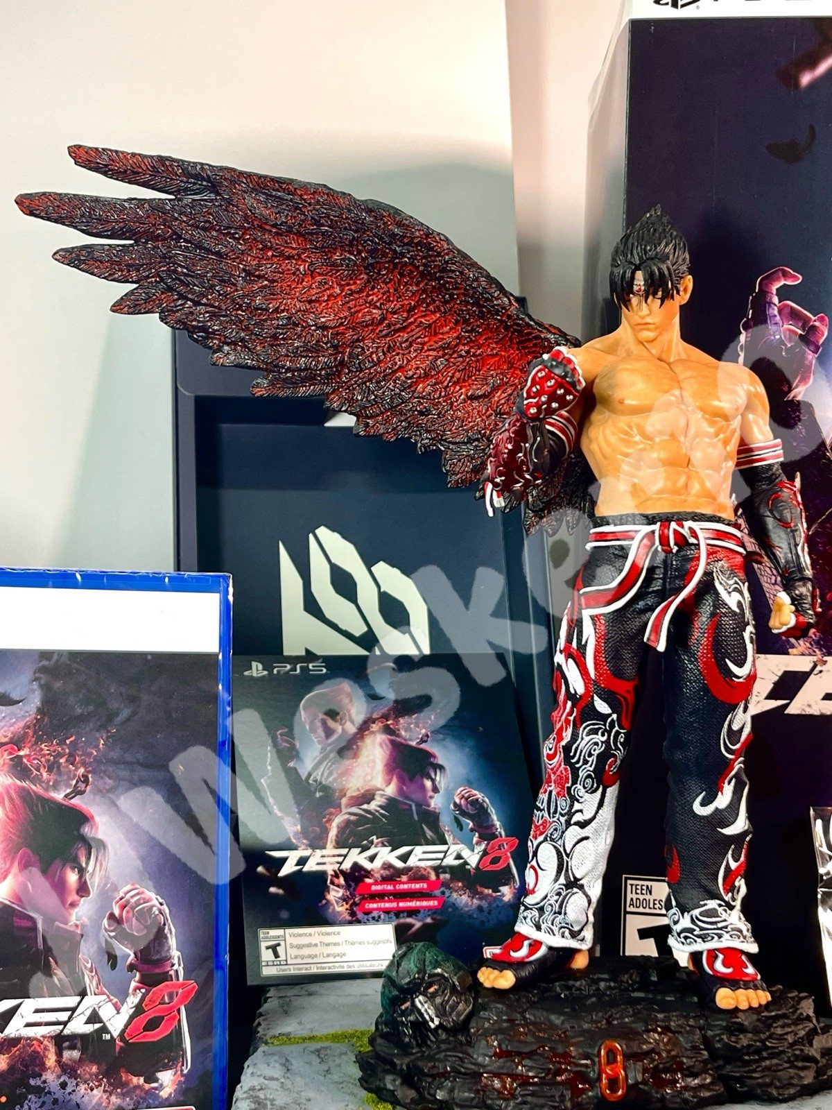 Tekken 8 (PlayStation 5, 2024) Premium Collector’s Edition- Devil Jin Lights Up!